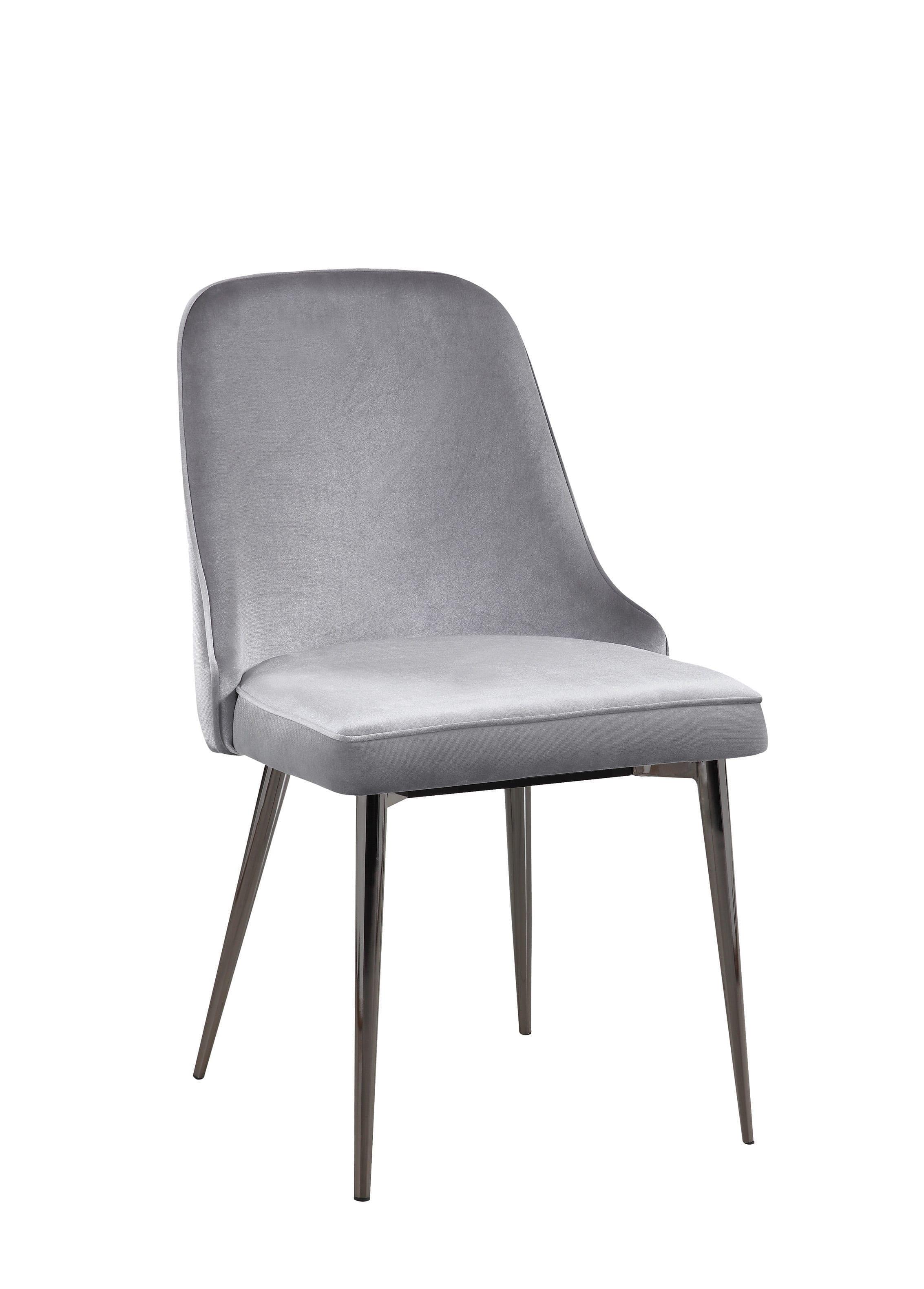 Modern Dining Chair Riverbank 107953 in Gray Fabric