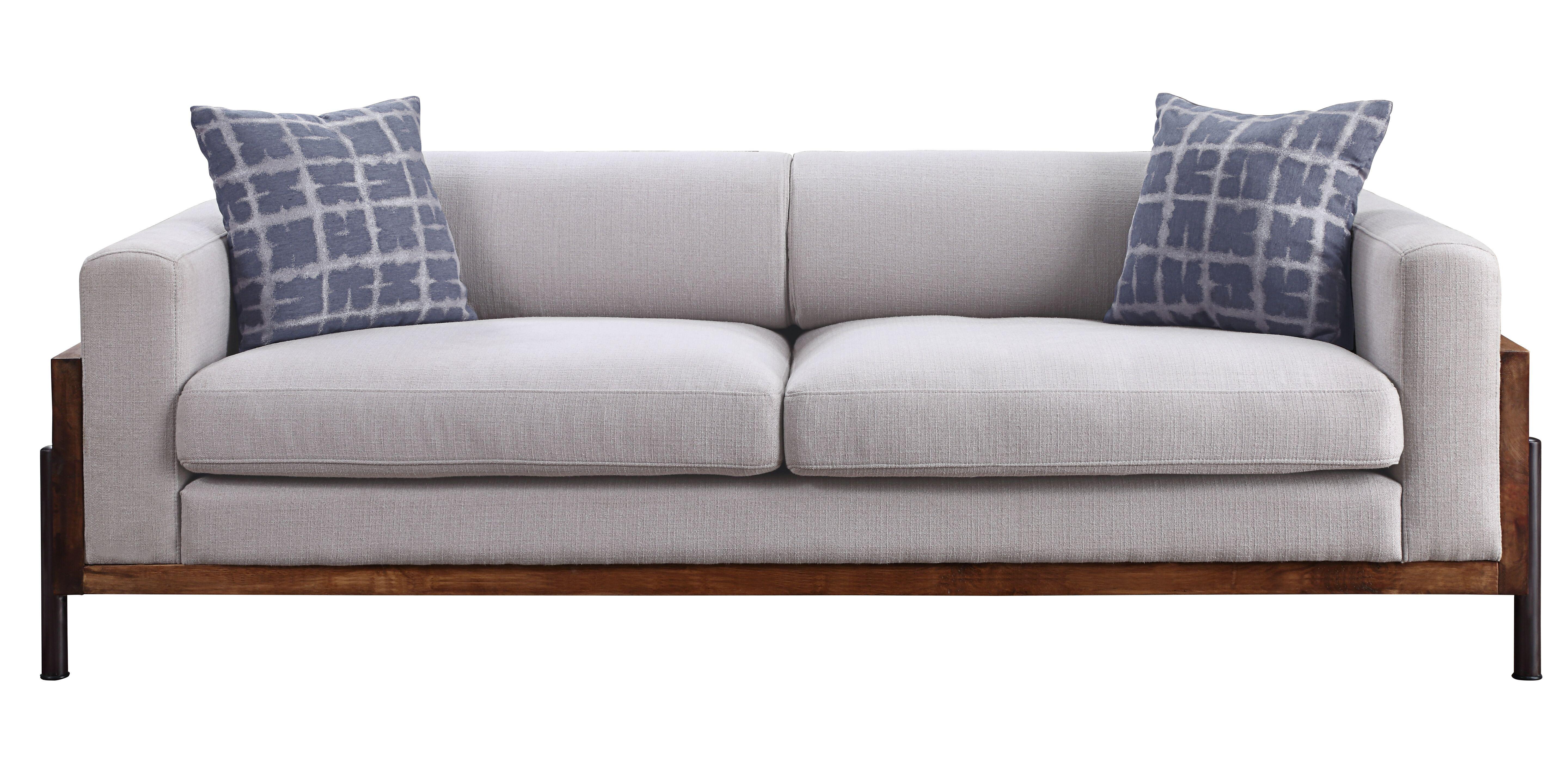 

                    
Acme Furniture Pelton Sofa and Loveseat Set Light Gray Fabric Purchase 
