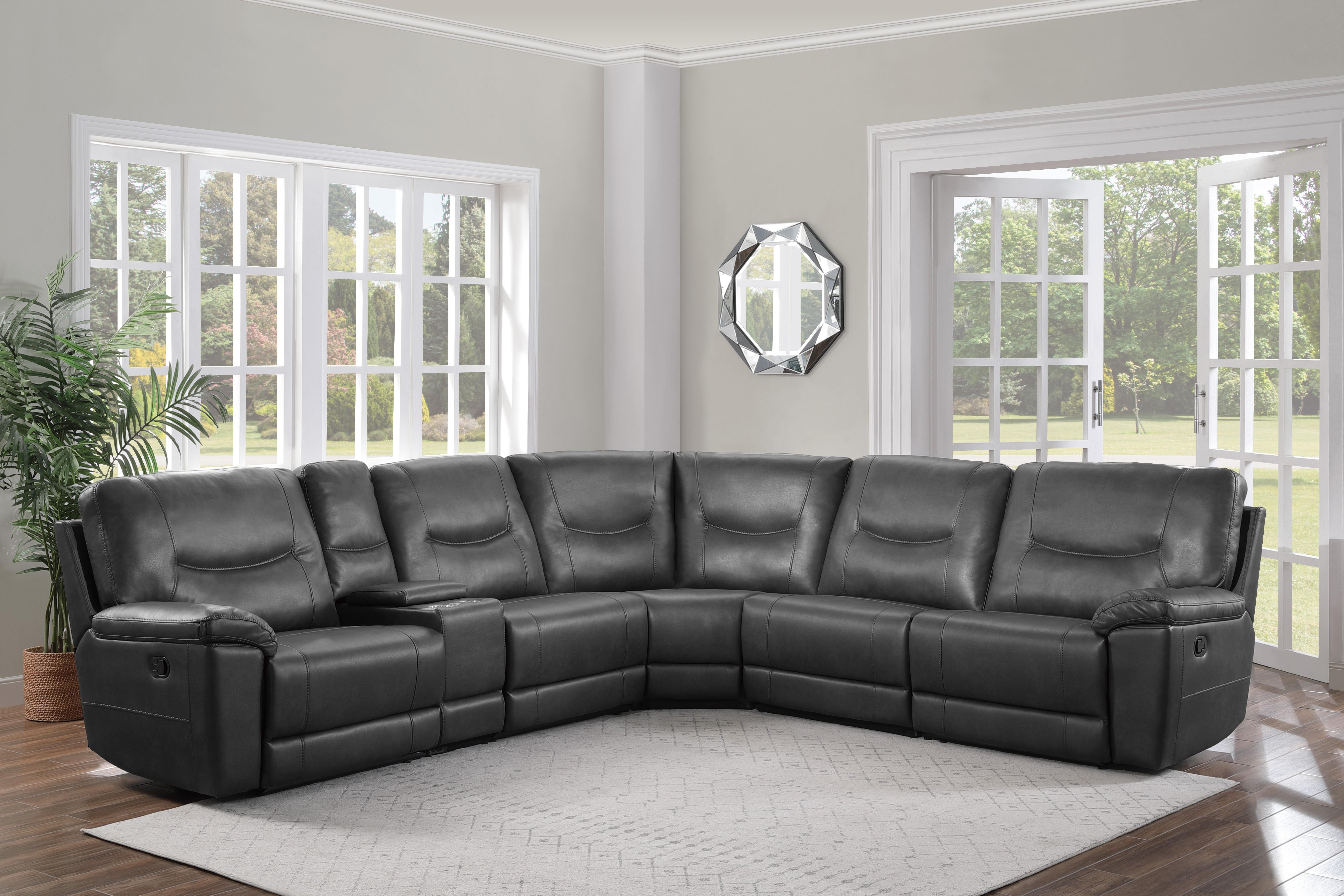

    
8490GRY*6LRRR Columbus Reclining Sectional
