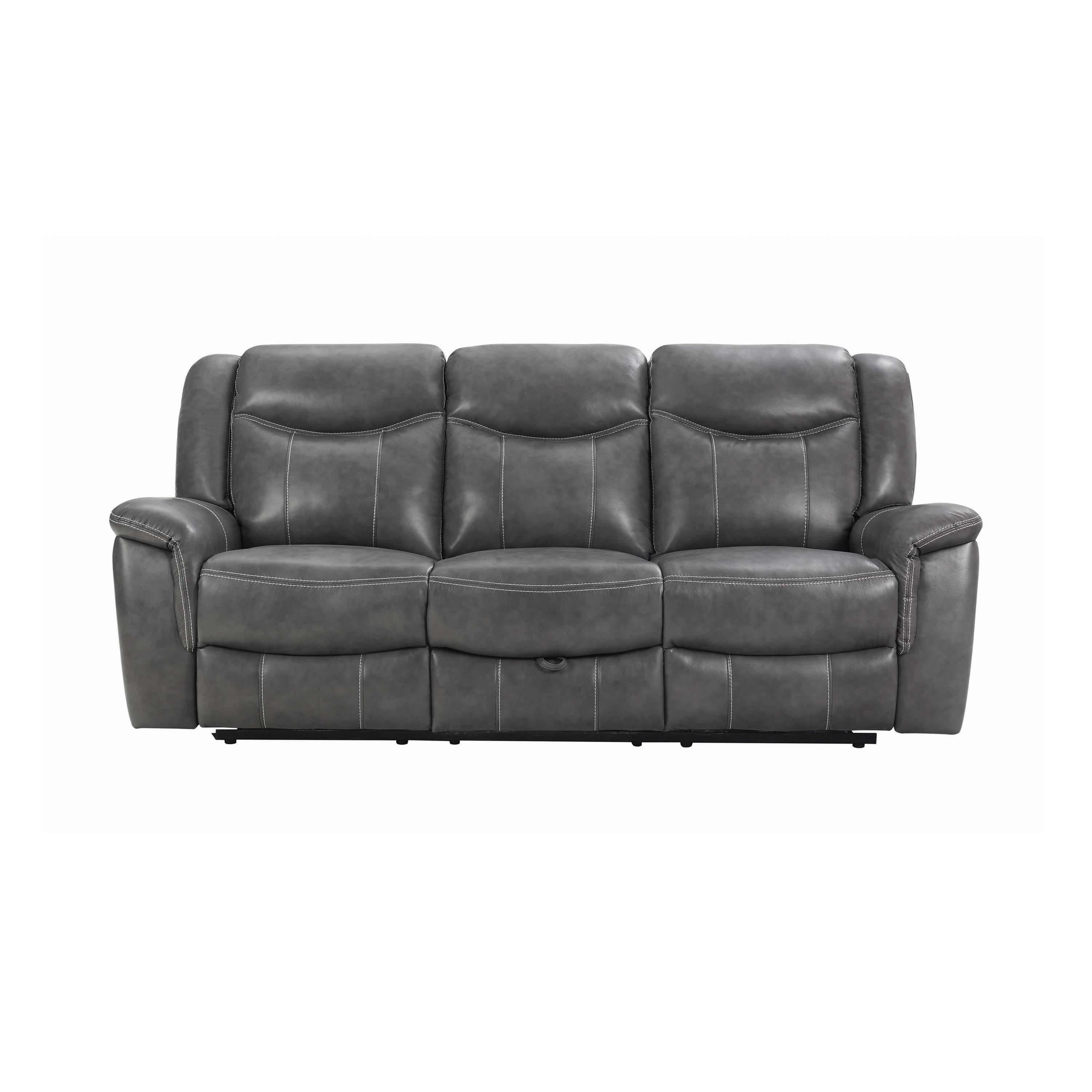 

    
Modern Gray Faux Leather Motion Sofa Set 2pcs Coaster 650354-S2 Conrad
