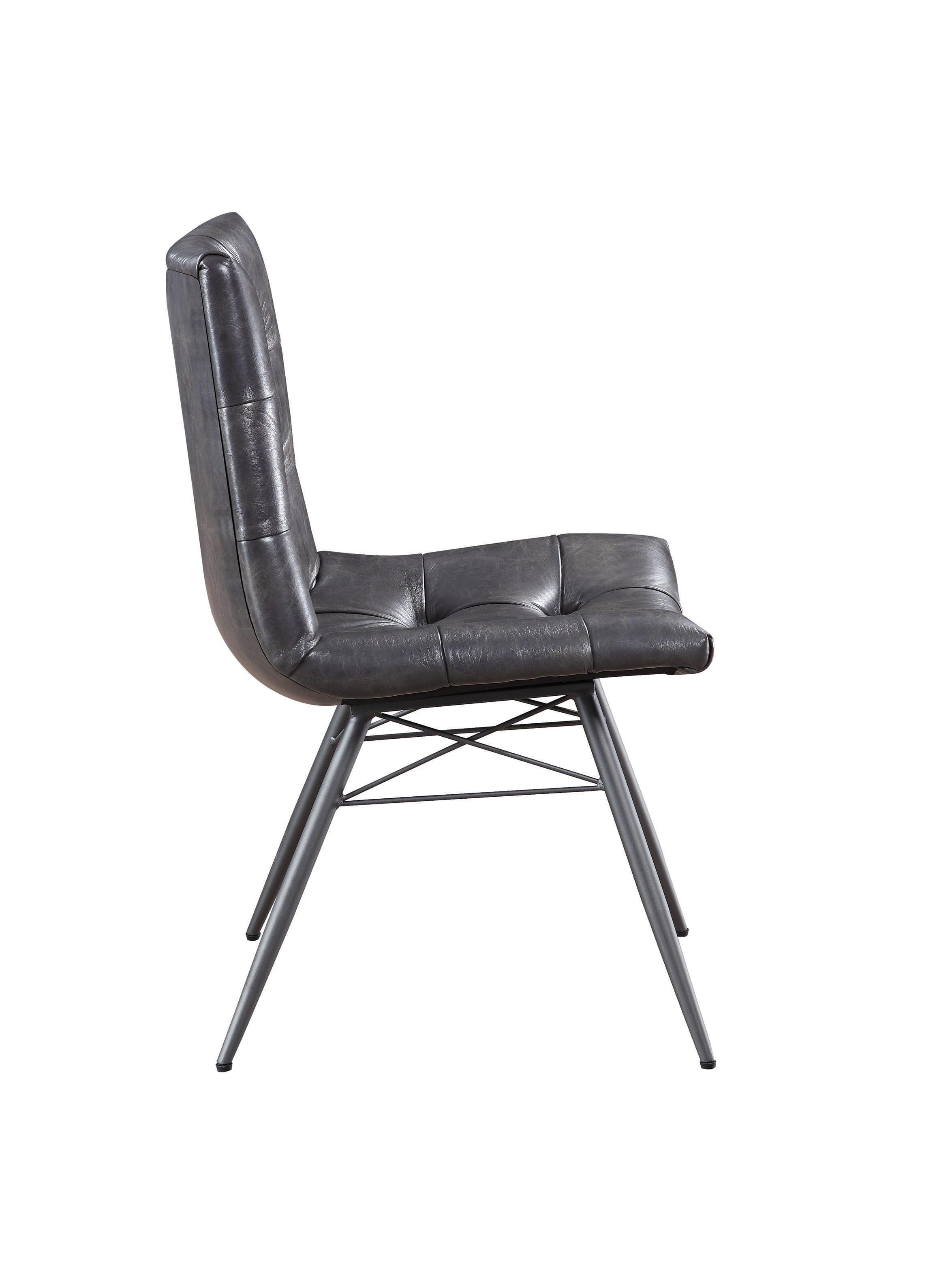 

        
Coaster Jamestown Dining Chair Gray Faux Leather 021032395254
