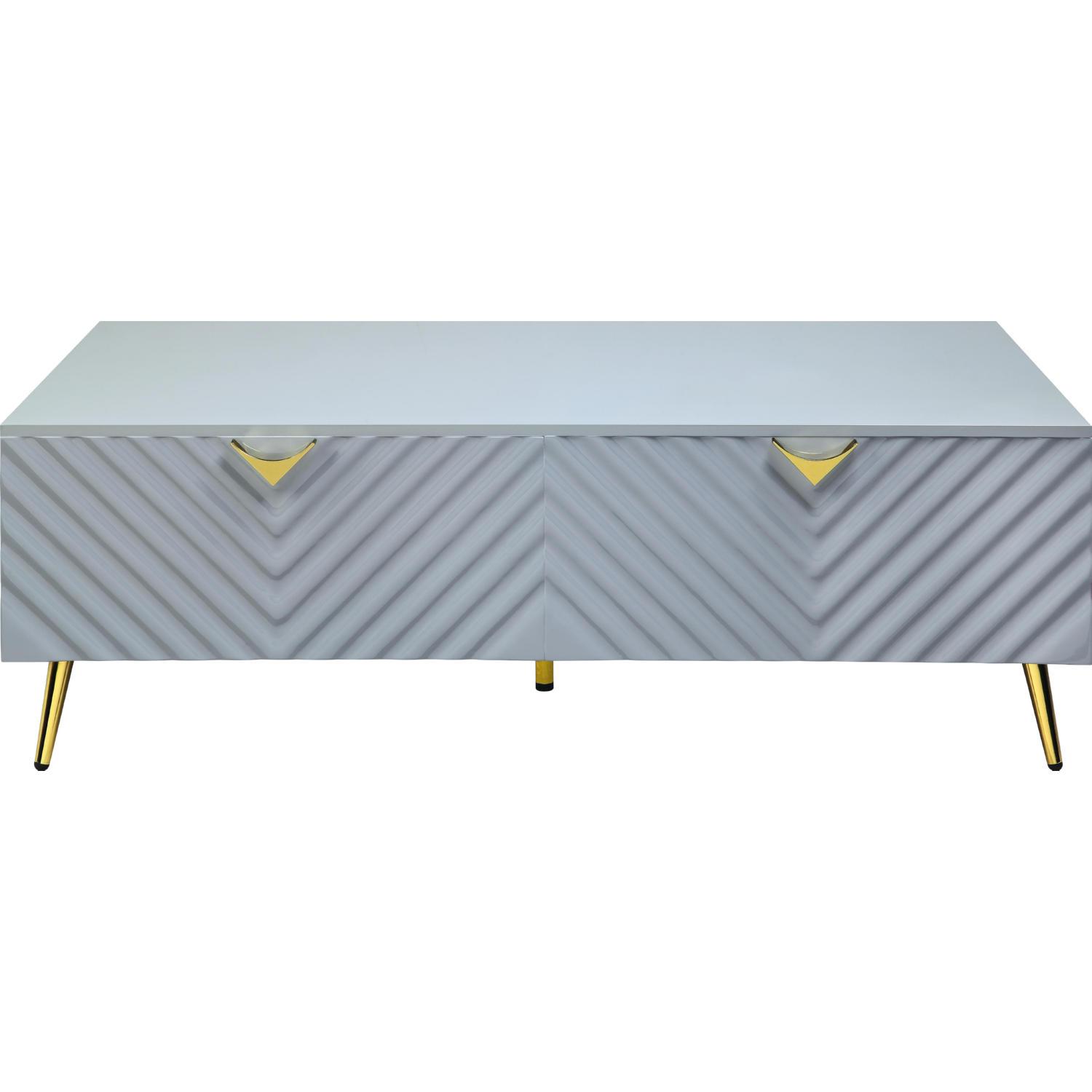 

    
Acme Furniture Gaines Coffee Table Gray LV01135
