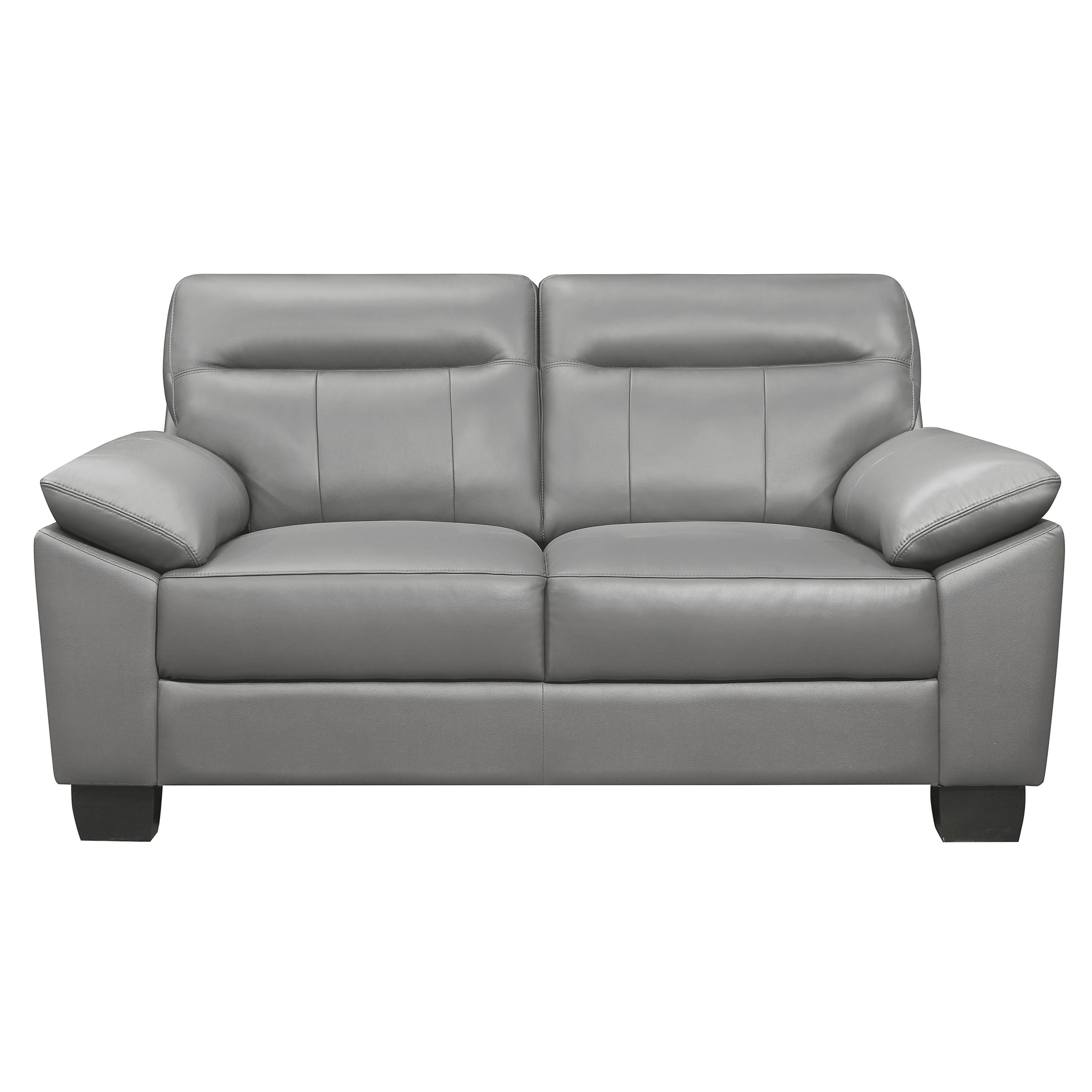 

                    
Homelegance 9537GRY-3PC Denizen Living Room Set Gray Leather Purchase 
