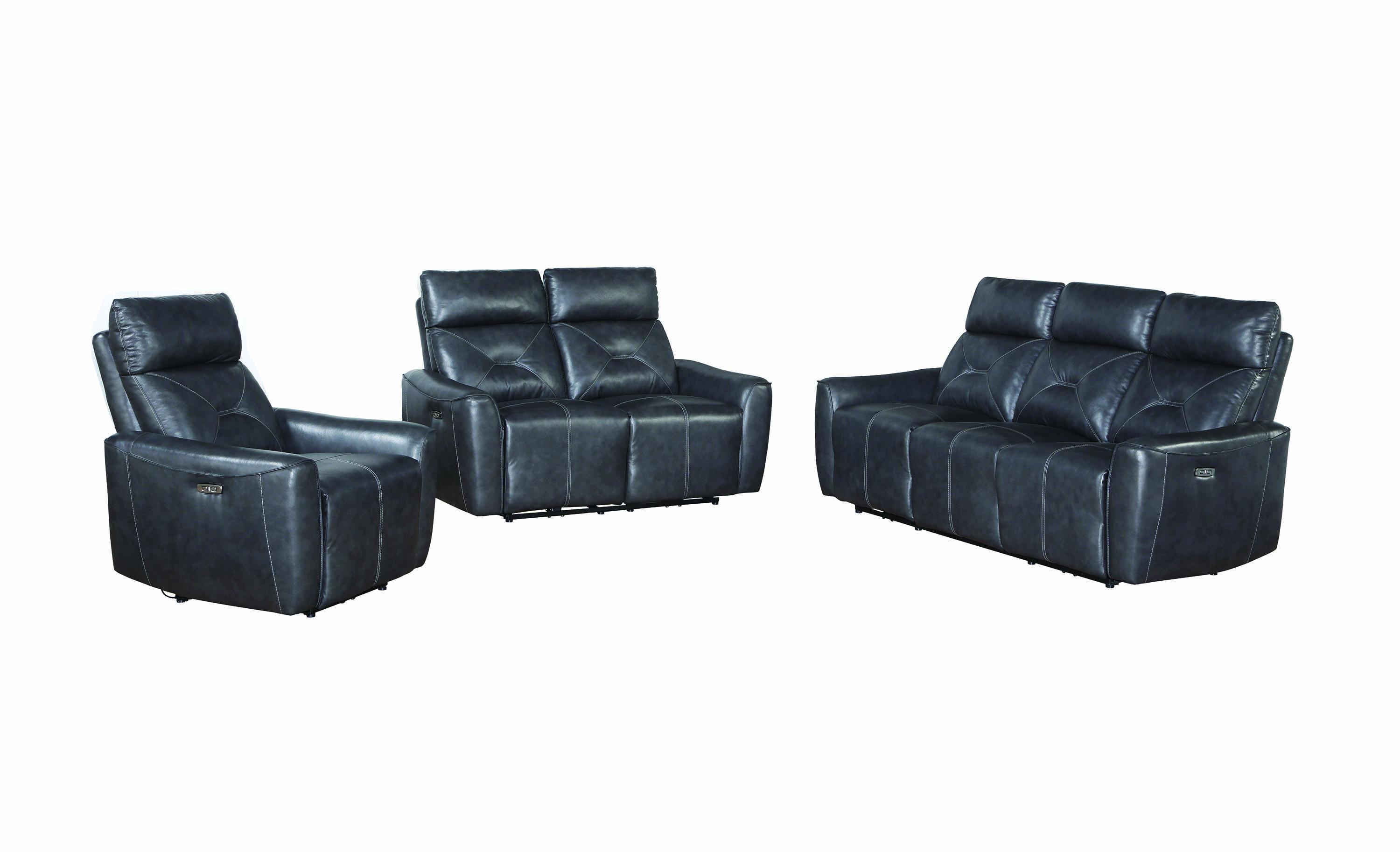 

    
 Order  Modern Gray Leather Upholstery Power2 sofa Jupiter by Coaster
