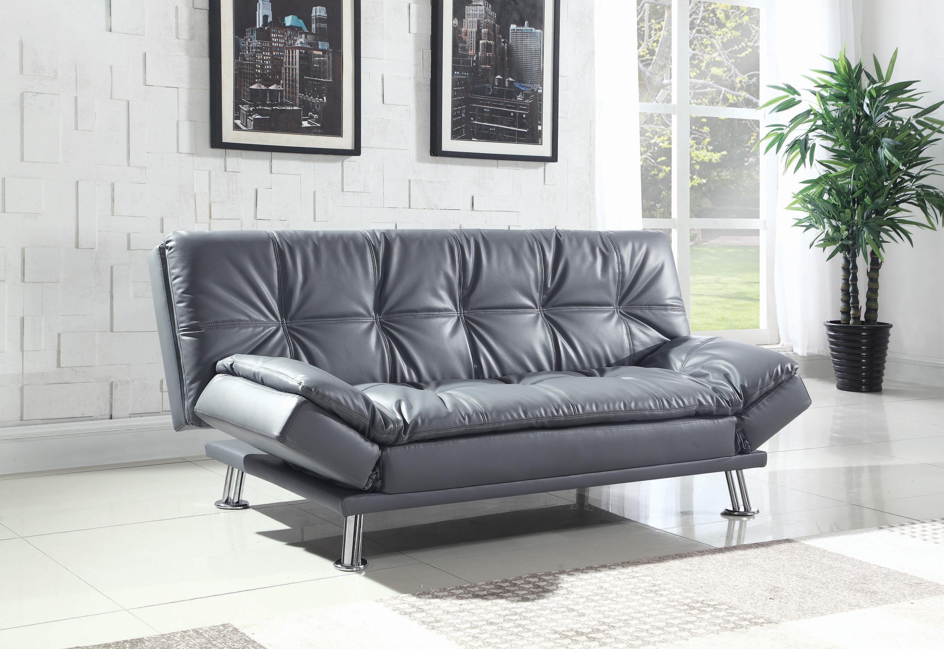 

                    
Coaster 500096 Dilleston Sofa bed Gray Leatherette Purchase 
