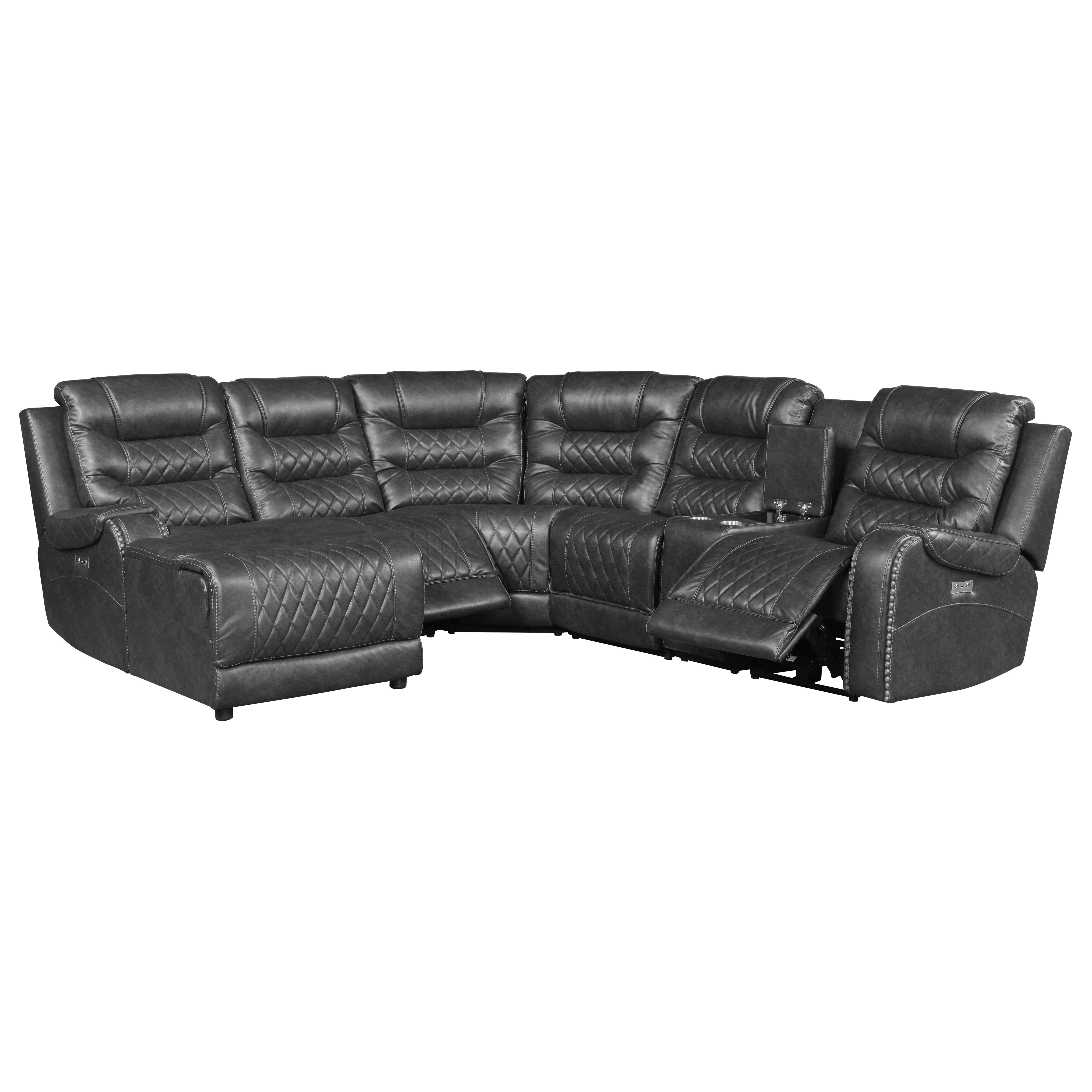 

                    
Homelegance 9405GY*6LCRR Putnam Power Reclining Sectional Gray Microfiber Purchase 
