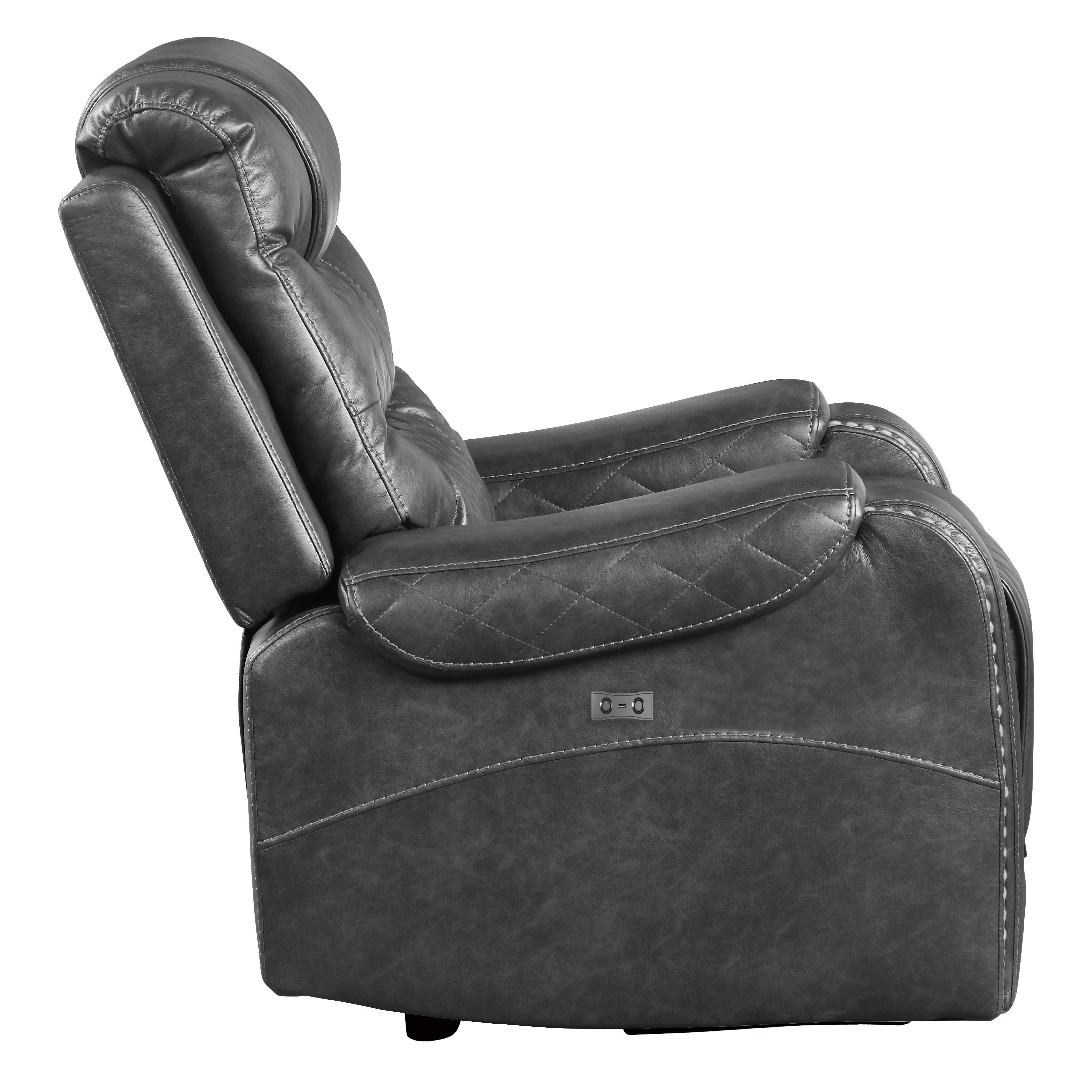

                    
Homelegance 9405GY-1PW Putnam Power Reclining Chair Gray Microfiber Purchase 
