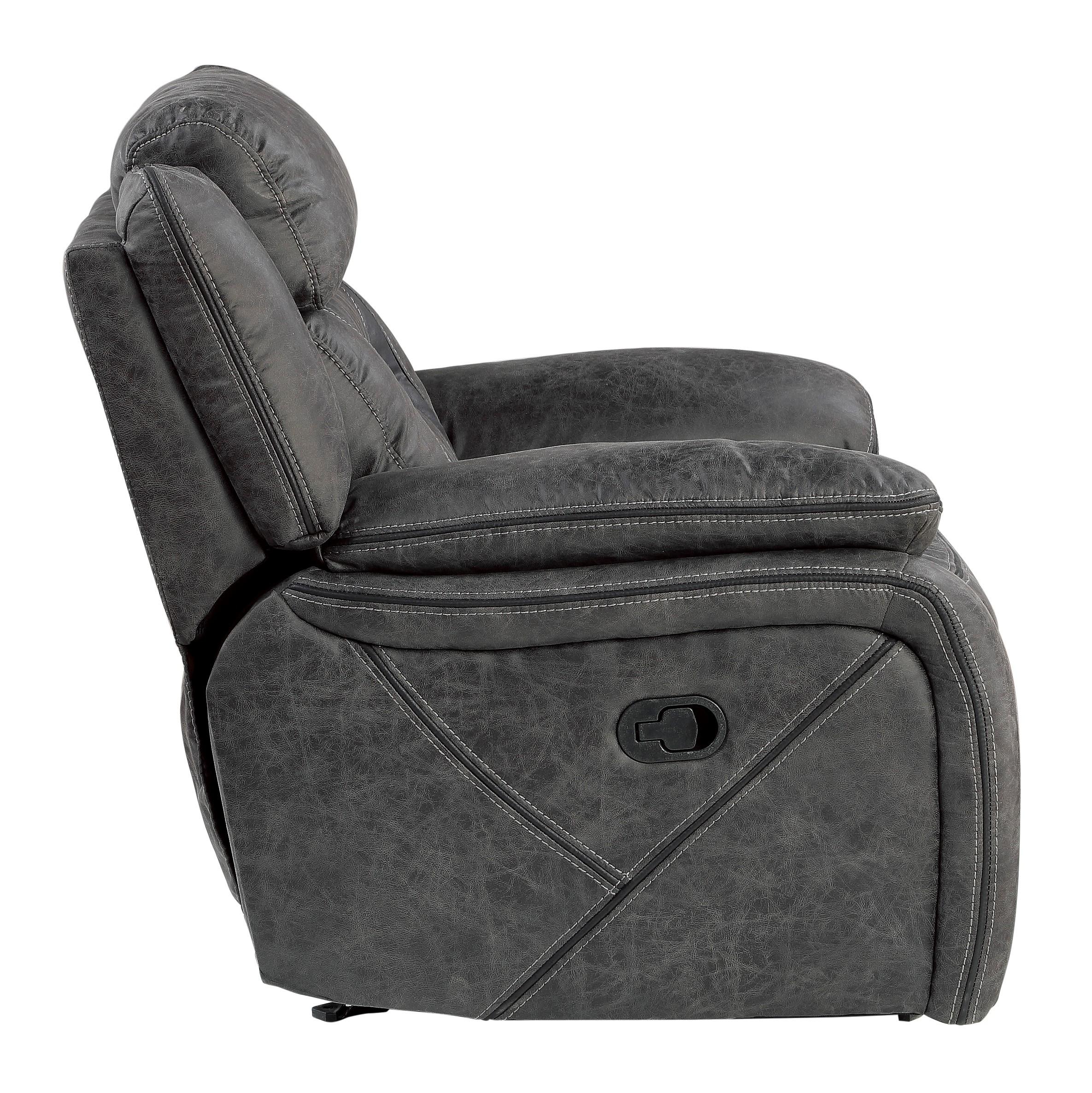 

                    
Homelegance 9989GY-1 Madrona Hill Reclining Chair Gray Microfiber Purchase 
