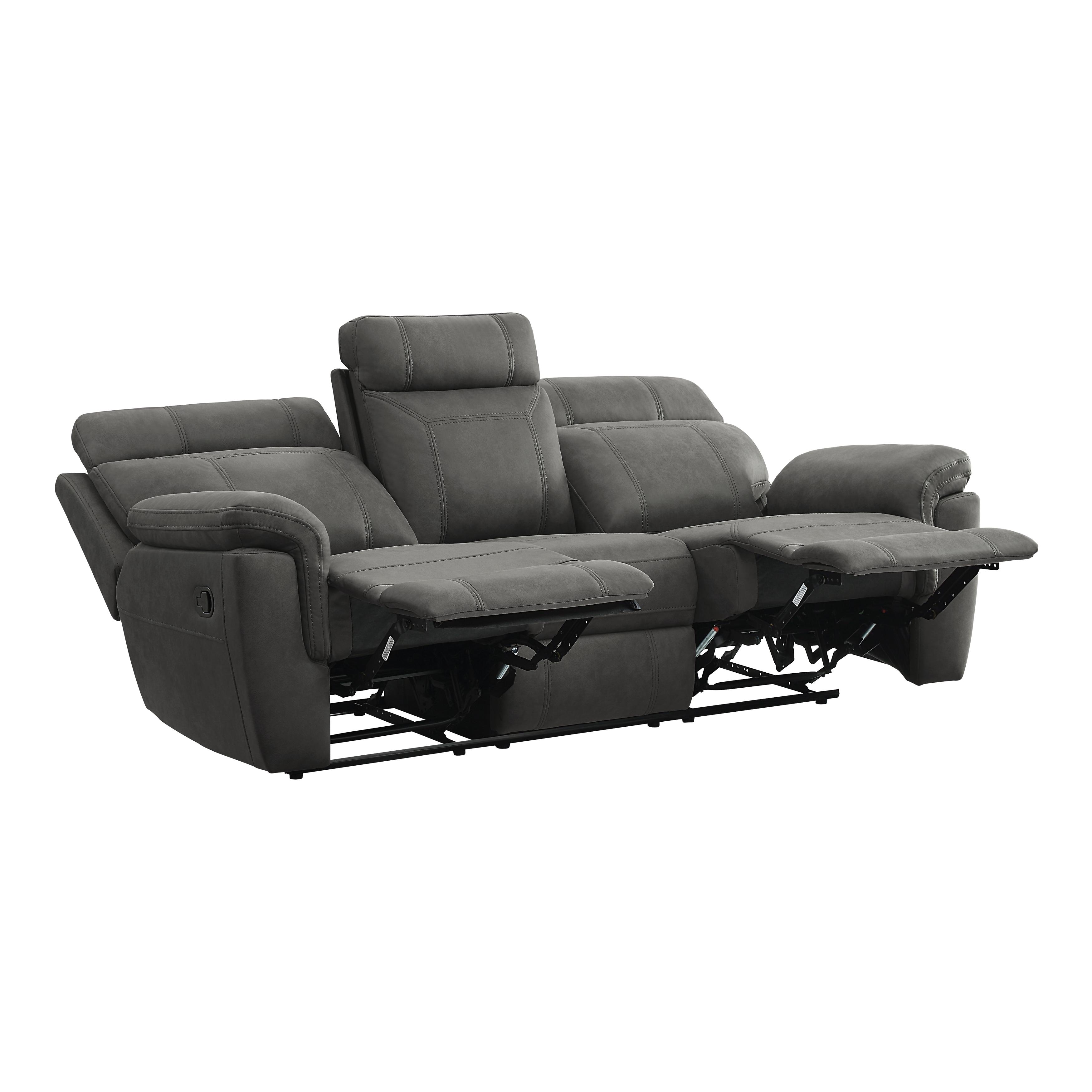 

                    
Homelegance 9301GRY-2PC Clifton Reclining Set Gray Microfiber Purchase 
