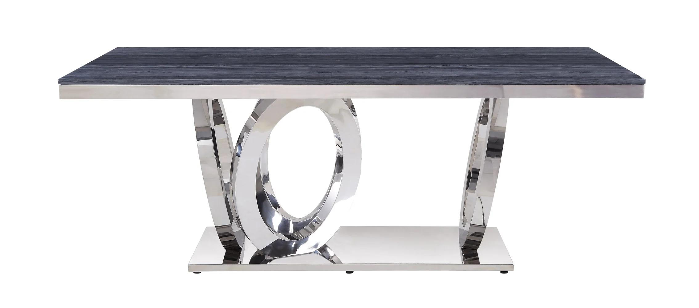 

    
Modern Gray & Mirrored Coffee Table by Acme Zasir 87335
