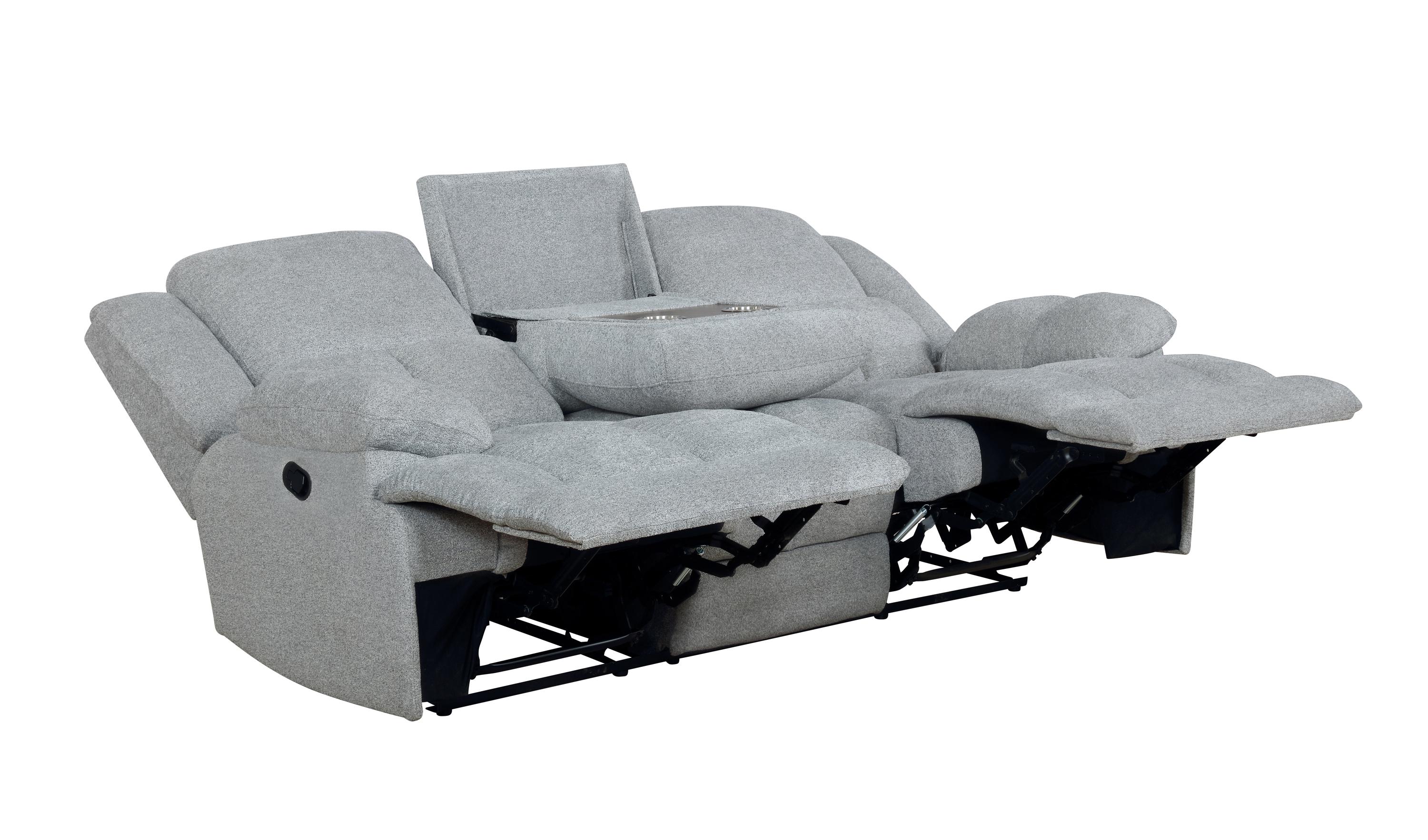 

                    
Coaster 602561 Waterbury Motion Sofa Gray Performance Fabric Purchase 

