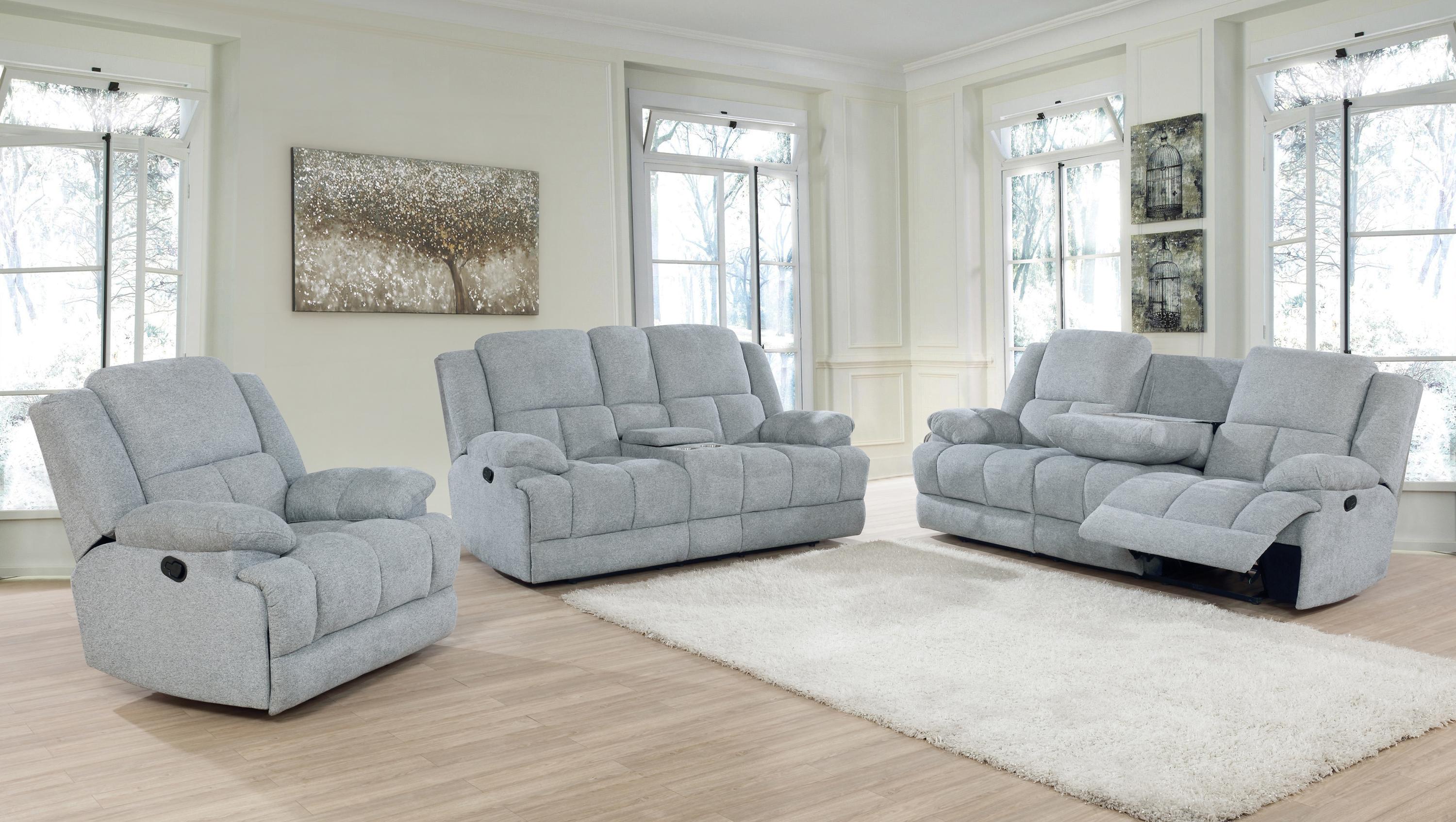 

                    
Buy Modern Gray Performance Fabric Motion Sofa Coaster 602561 Waterbury
