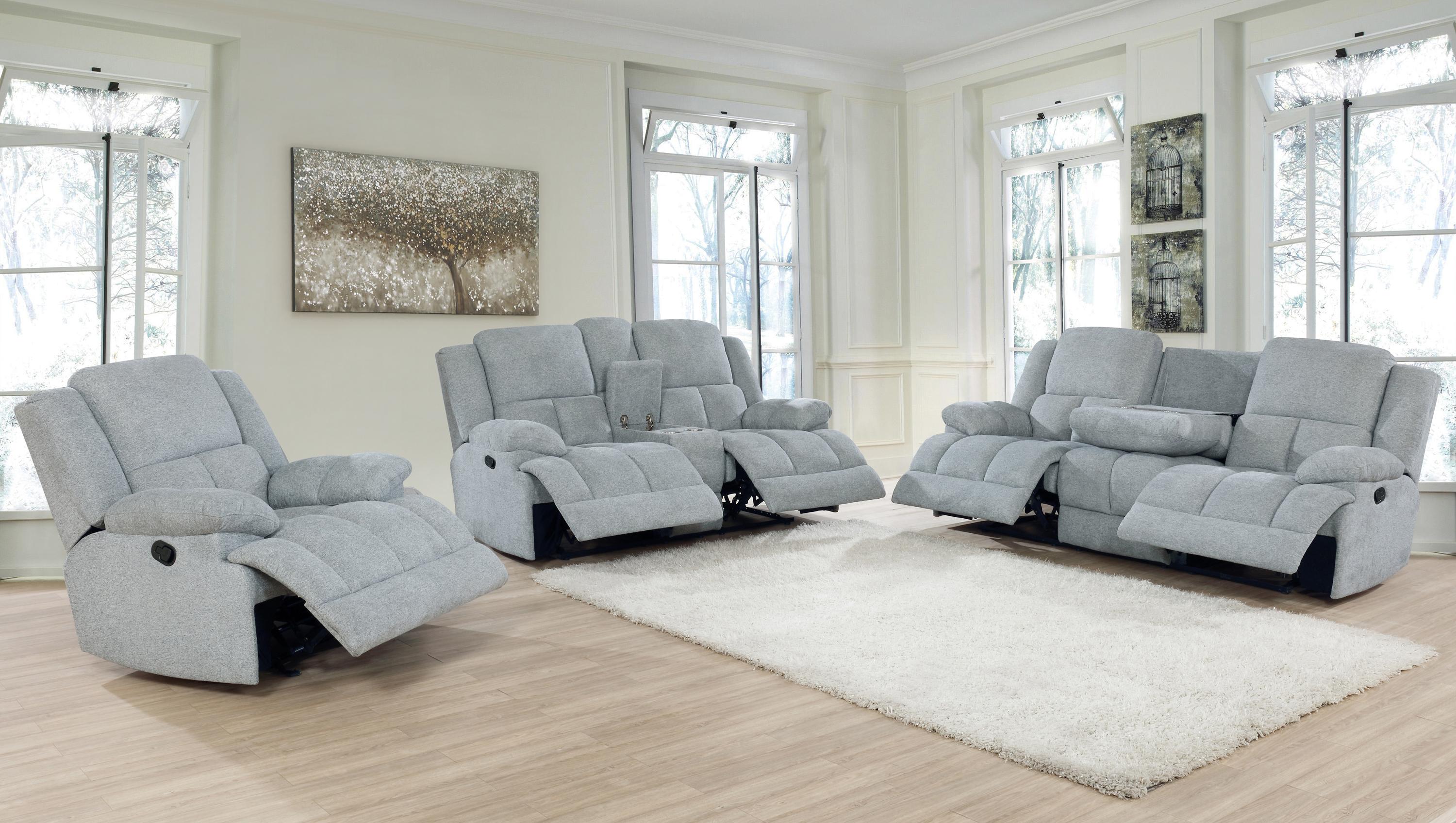 

    
 Order  Modern Gray Performance Fabric Motion Sofa Coaster 602561 Waterbury
