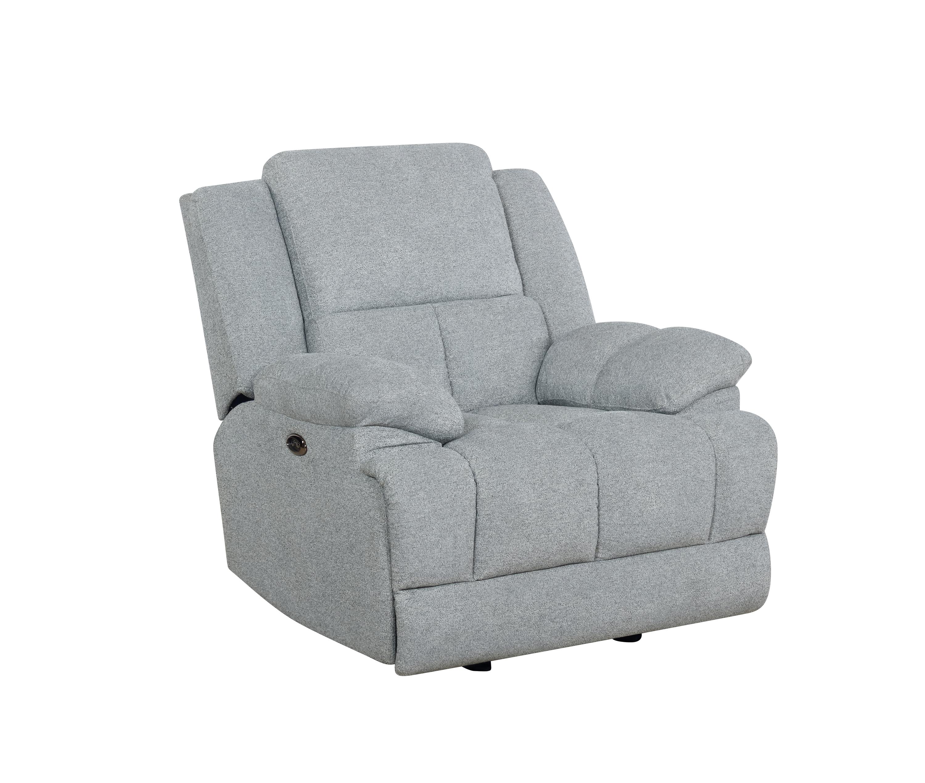 

    
Modern Gray Performance Fabric Motion Sofa Set 3pcs Coaster 602561-S3 Waterbury

