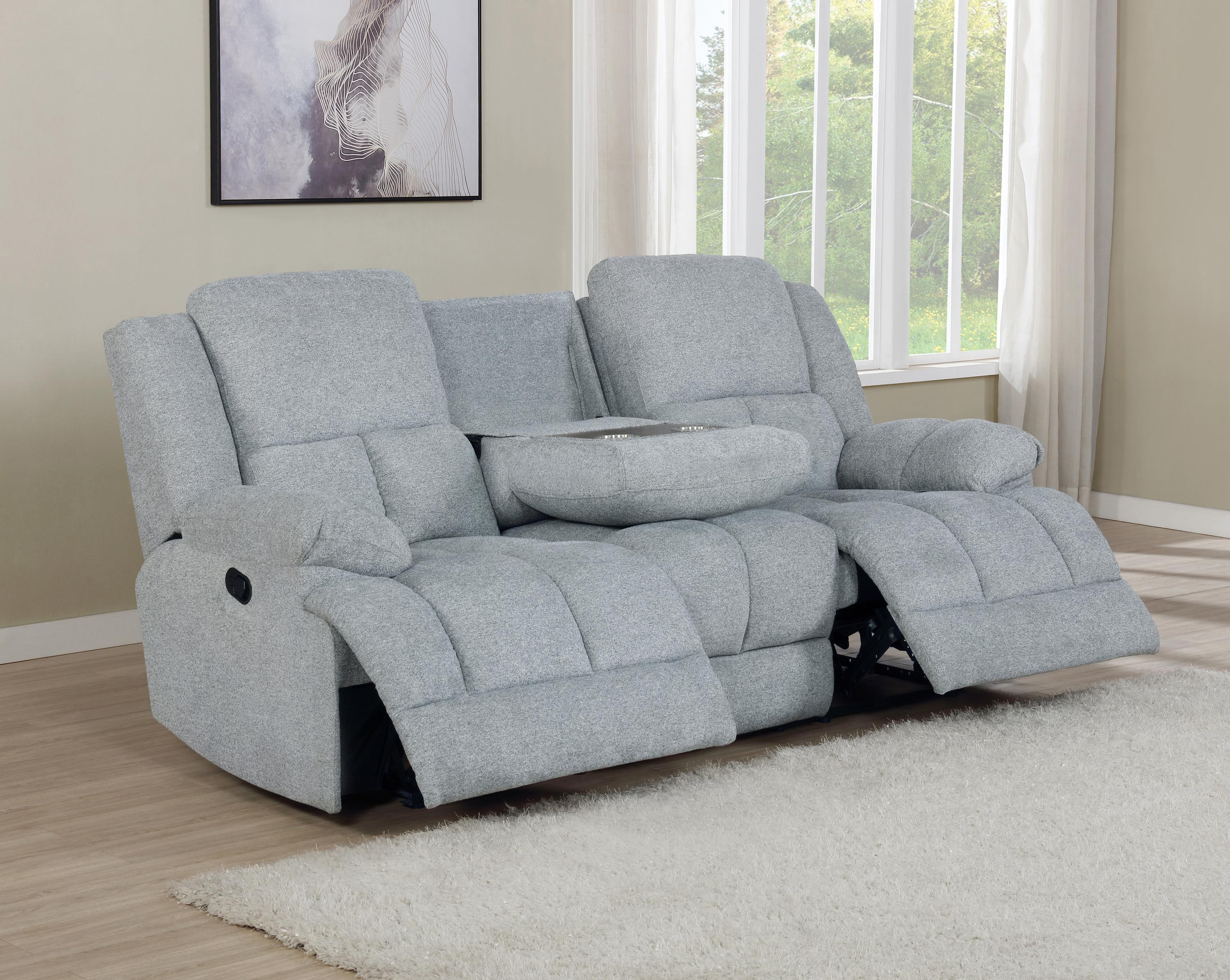 

                    
Buy Modern Gray Performance Fabric Motion Sofa Set 3pcs Coaster 602561-S3 Waterbury

