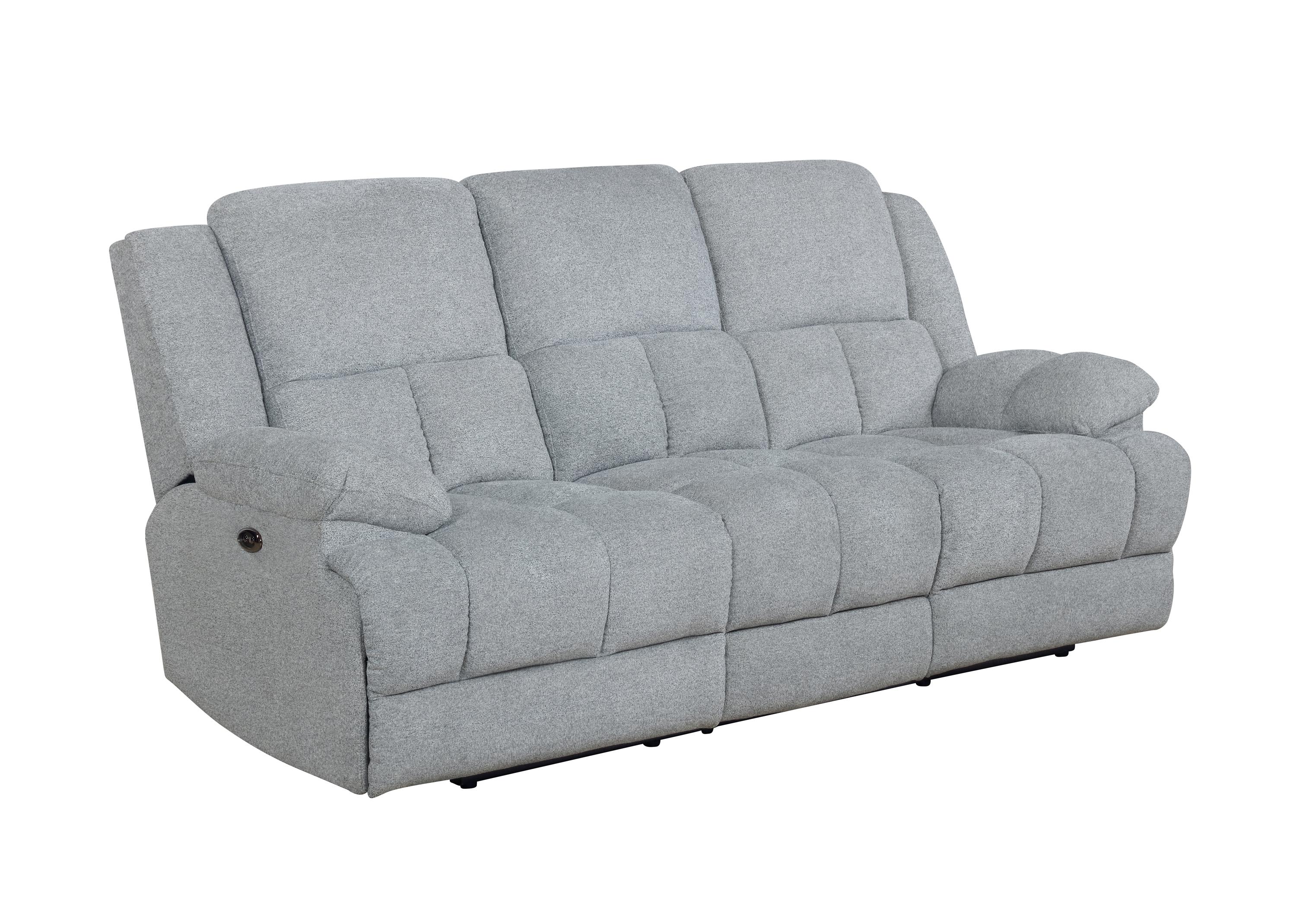 

                    
Coaster 602561P-S2 Waterbury Power Sofa Set Gray Performance Fabric Purchase 
