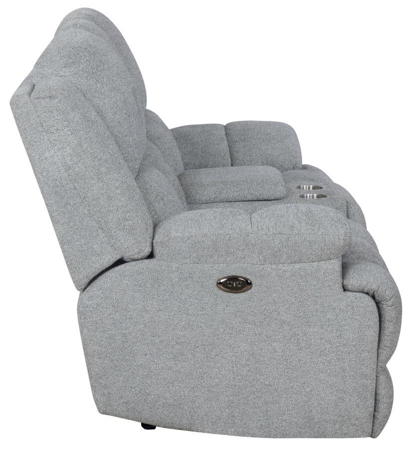 

    
Modern Gray Performance Fabric Power Sofa Set 2pcs Coaster 602561P-S2 Waterbury
