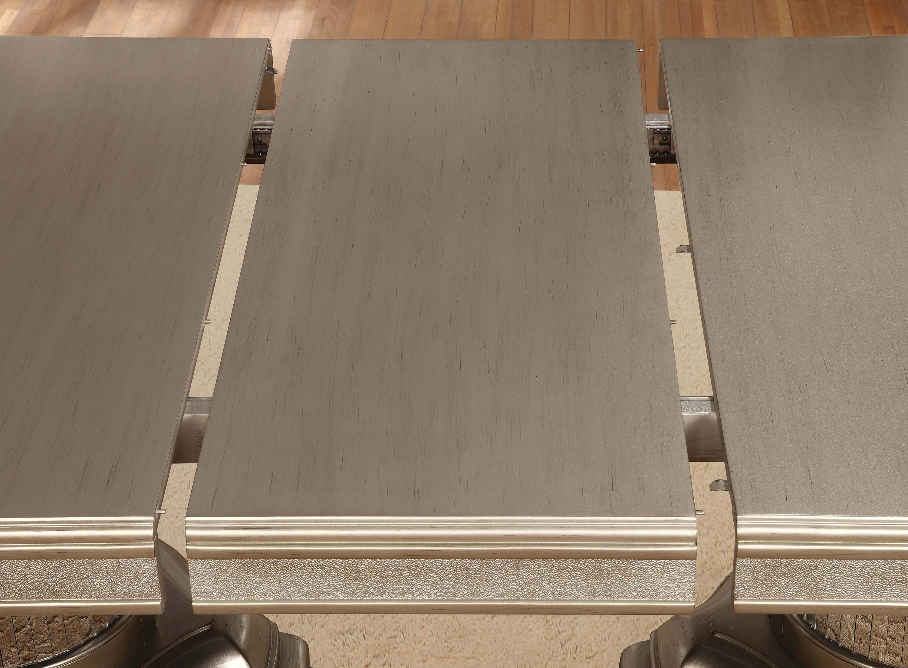 

    
Modern Gray,Silver Wood Dining table Danette by Coaster
