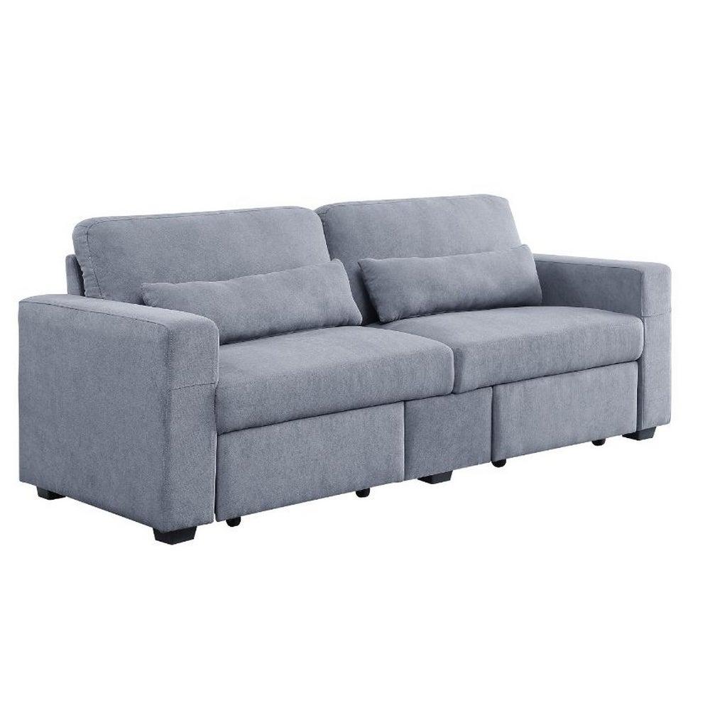 Modern Sofa Rogyne 51895 in Gray Linen