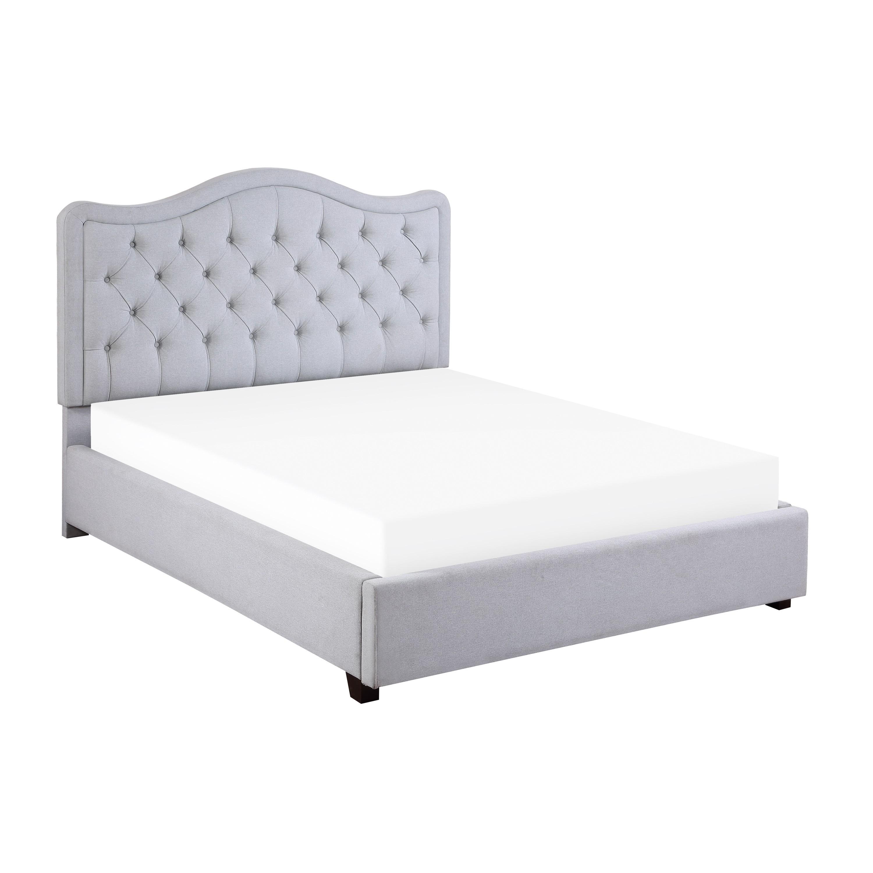 

    
Modern Gray Solid Wood King Platform Bed w/Storage Drawers Homelegance 1642K-1EKDW* Toddrick
