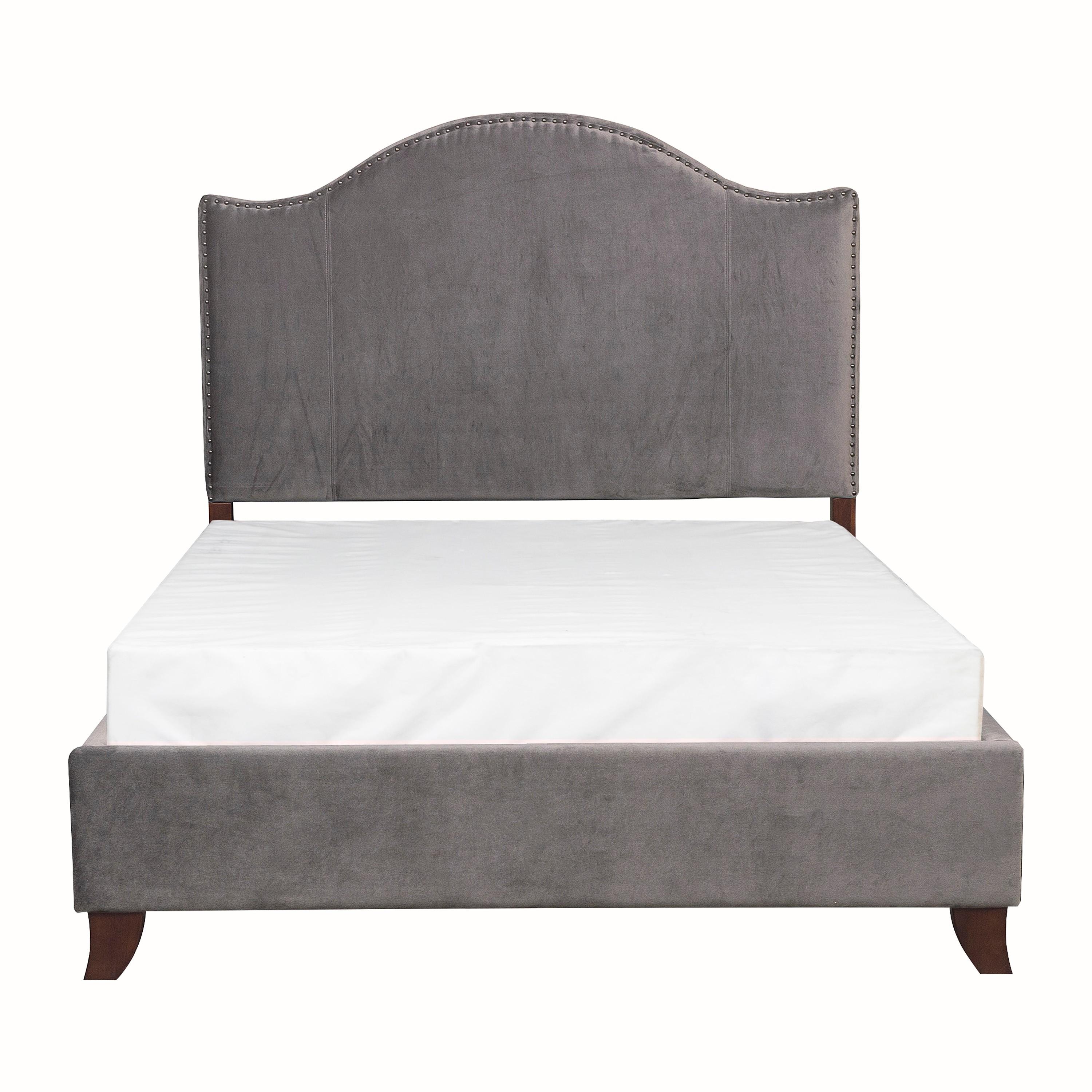 

    
Modern Gray Solid Wood Queen Bed Homelegance 5874GY-1* Carlow
