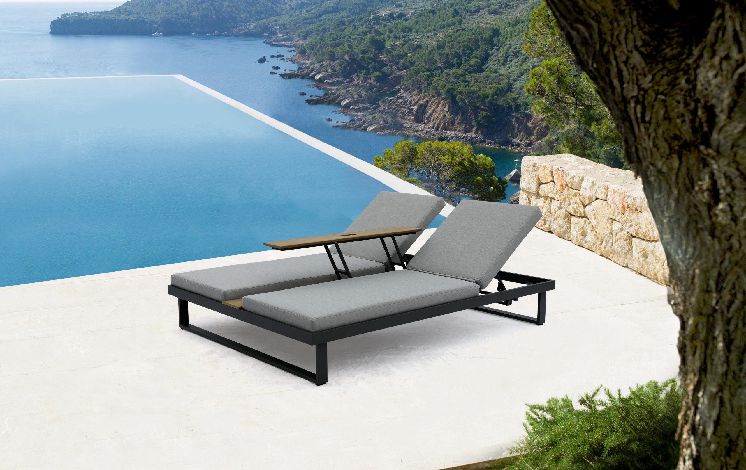 

    
CL1572-GRY Sandy Double Lounge Chair
