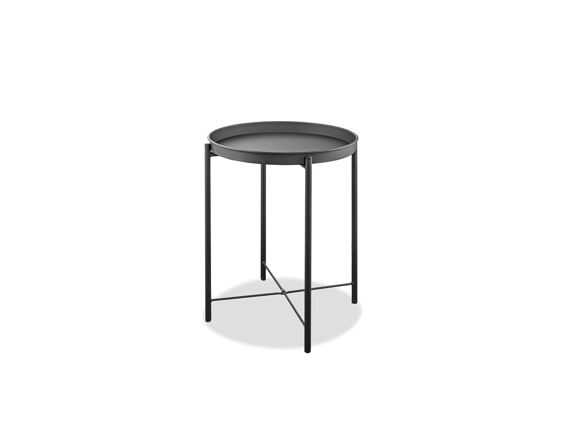 Modern Outdoor Side Table ST1605-GRY Drake ST1605-GRY in Gray 
