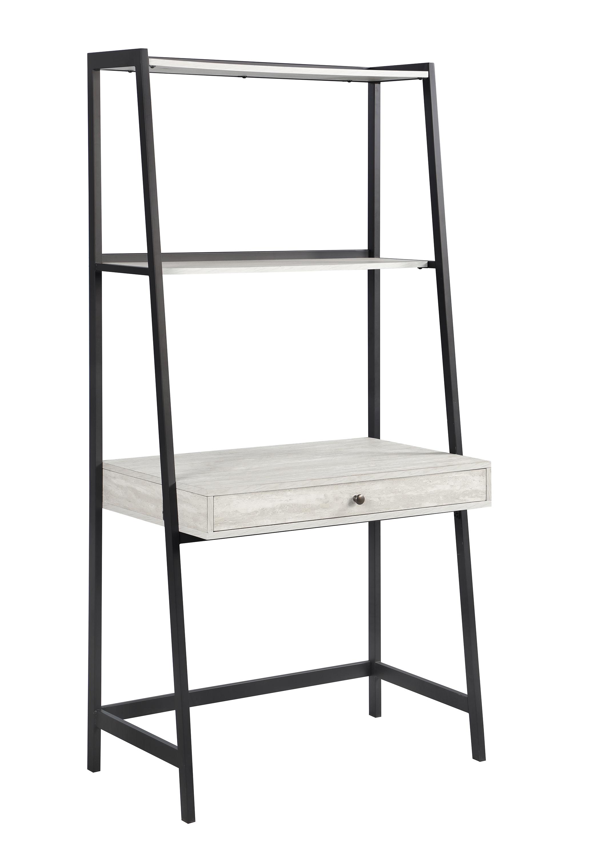 

    
Modern Gray Stone Herringbone Steel Ladder Desk Coaster 805801 Pinckard
