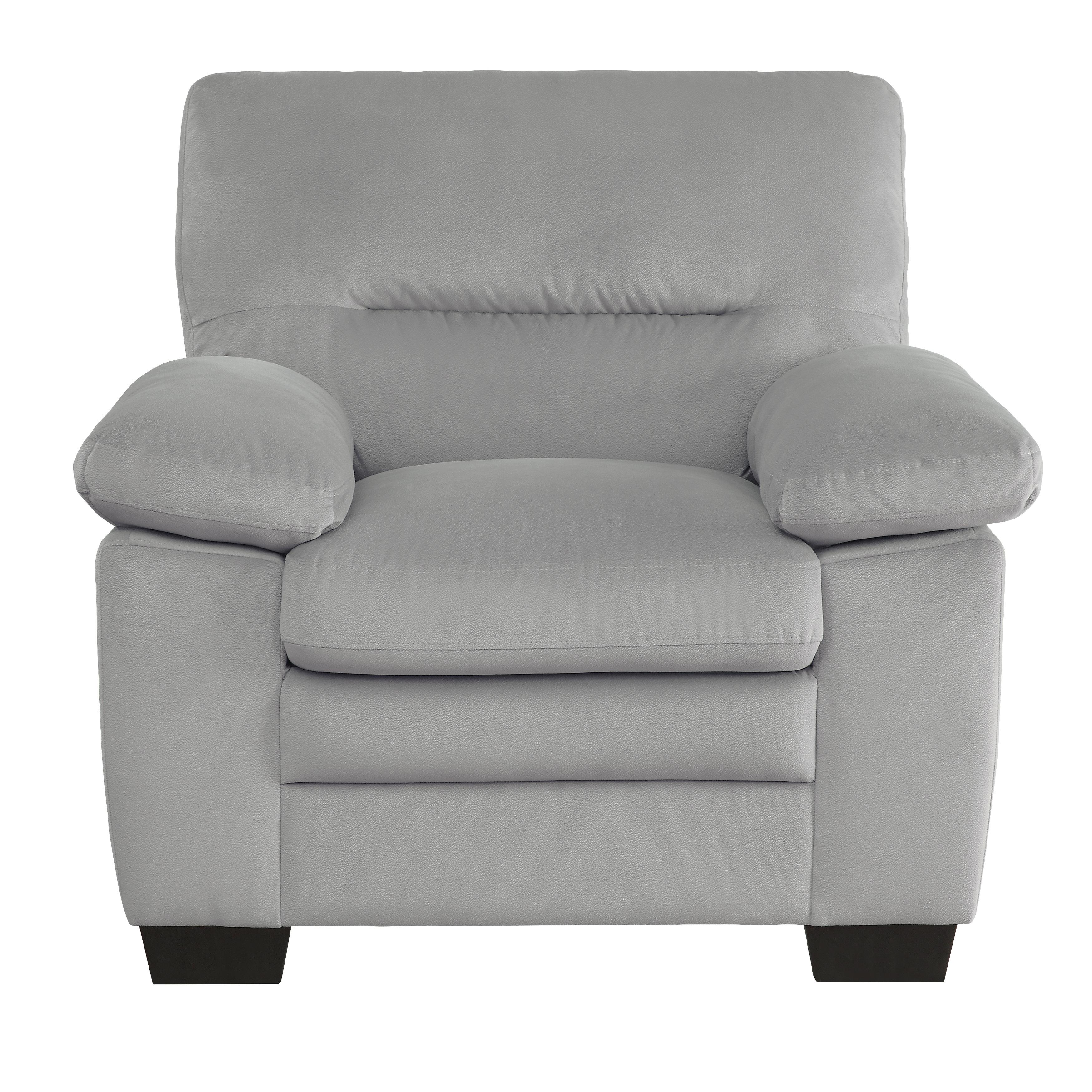 Modern Arm Chair 9328GY-1 Keighly 9328GY-1 in Gray 