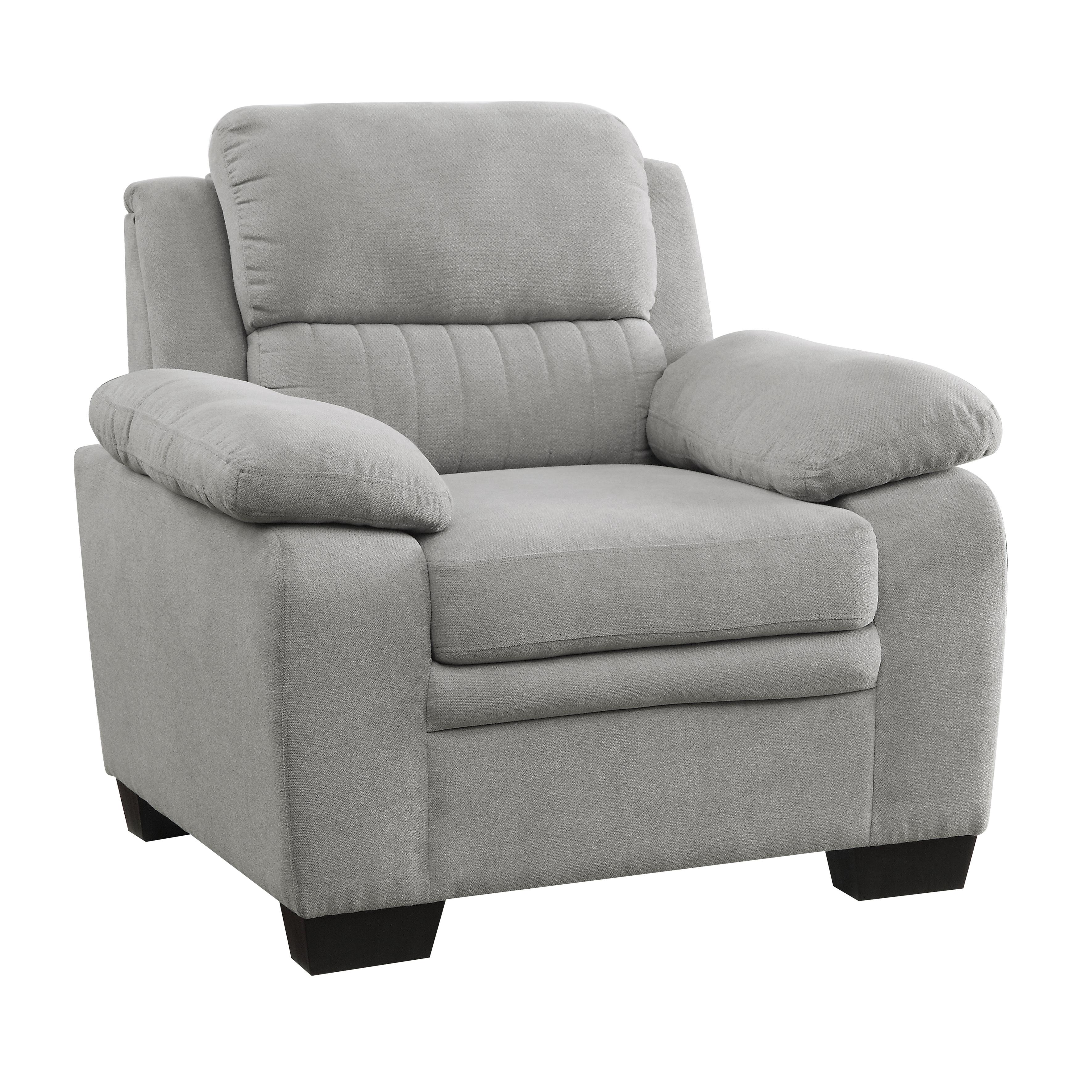 

    
Modern Gray Textured Arm Chair Homelegance 9333GY-1 Holleman
