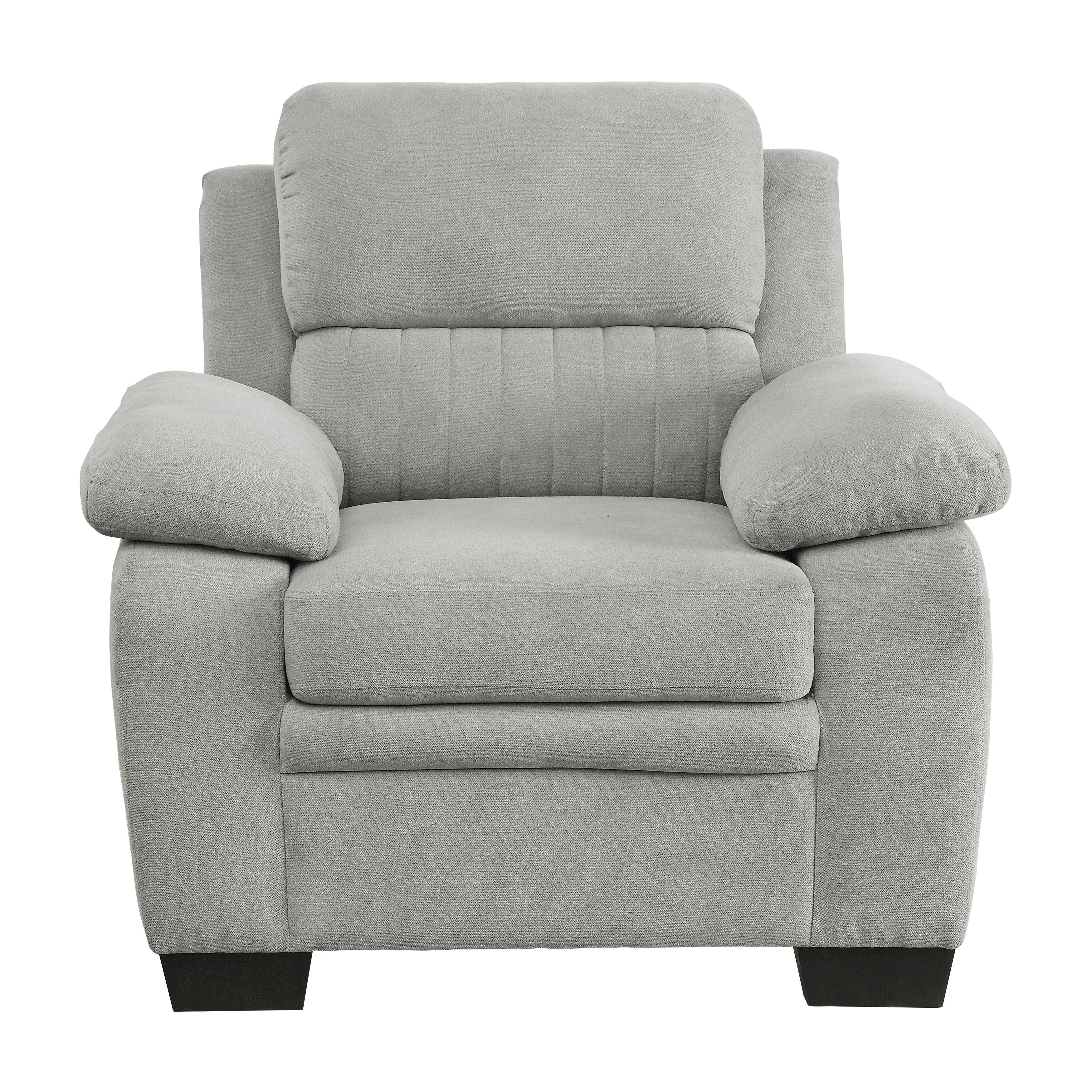 Modern Arm Chair 9333GY-1 Holleman 9333GY-1 in Gray 