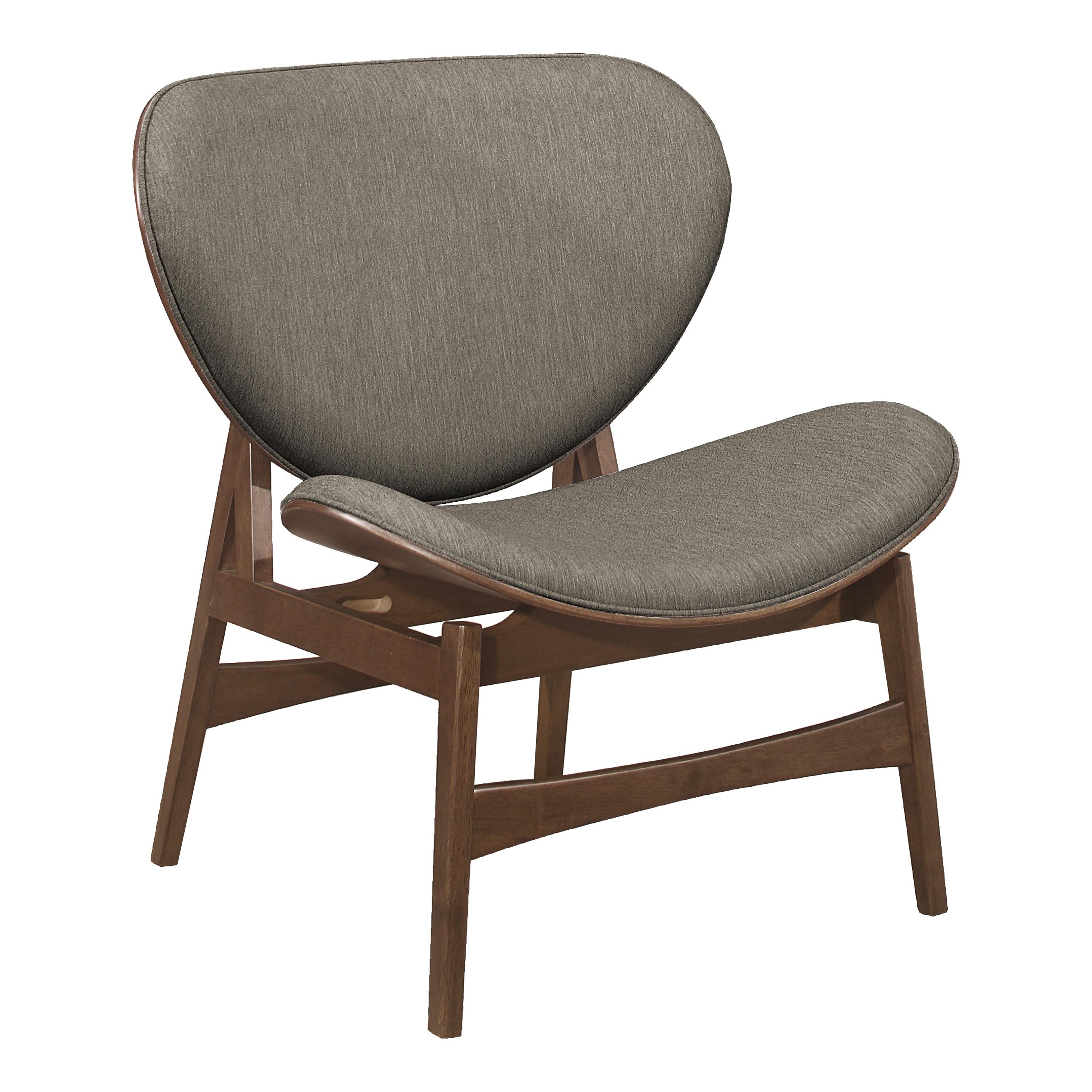 

    
Modern Gray Textured Lounge Chair Homelegance 1135BRG-1 Savry
