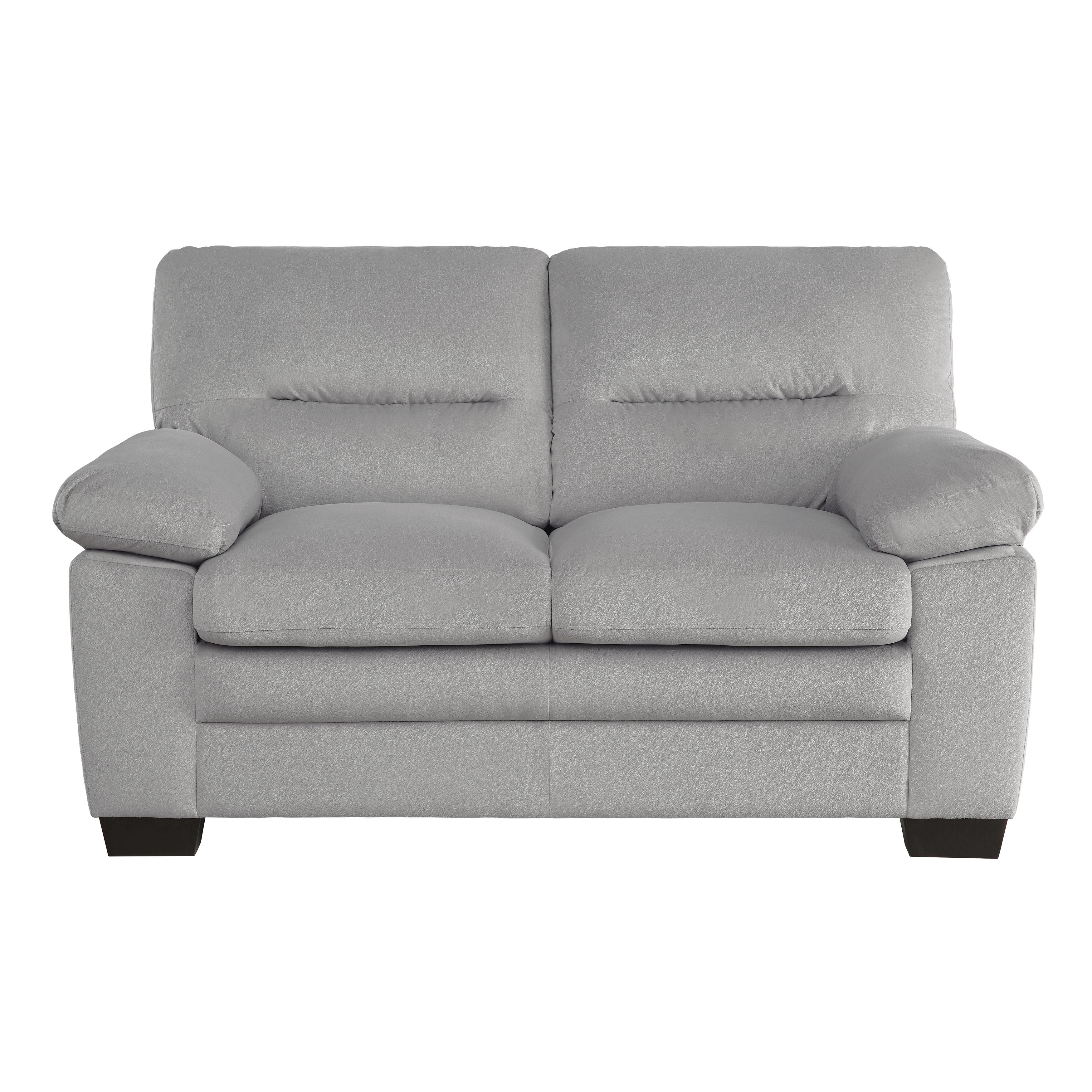 Modern Loveseat 9328GY-2 Keighly 9328GY-2 in Gray 