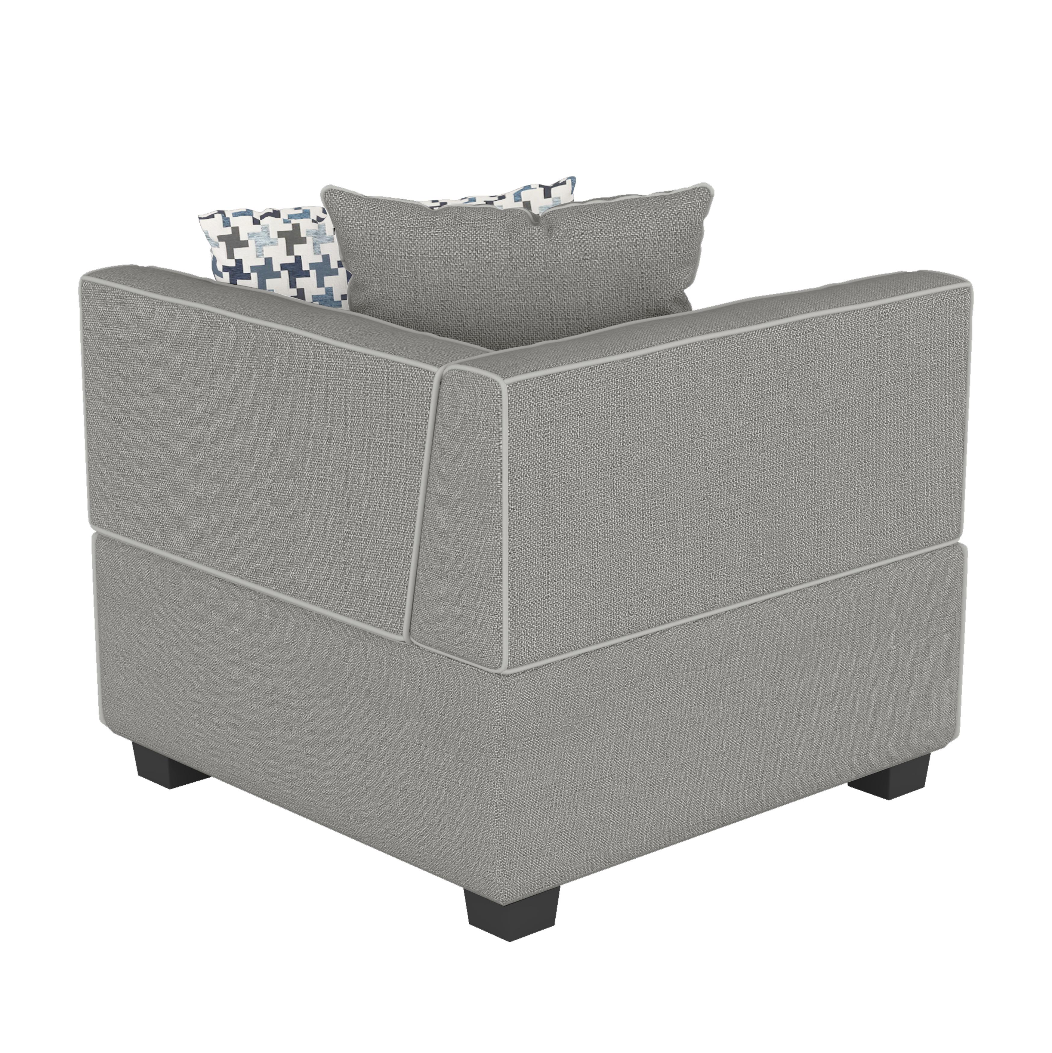 

                    
Homelegance 9357GY*4SC Jayne Sectional Gray Textured Purchase 
