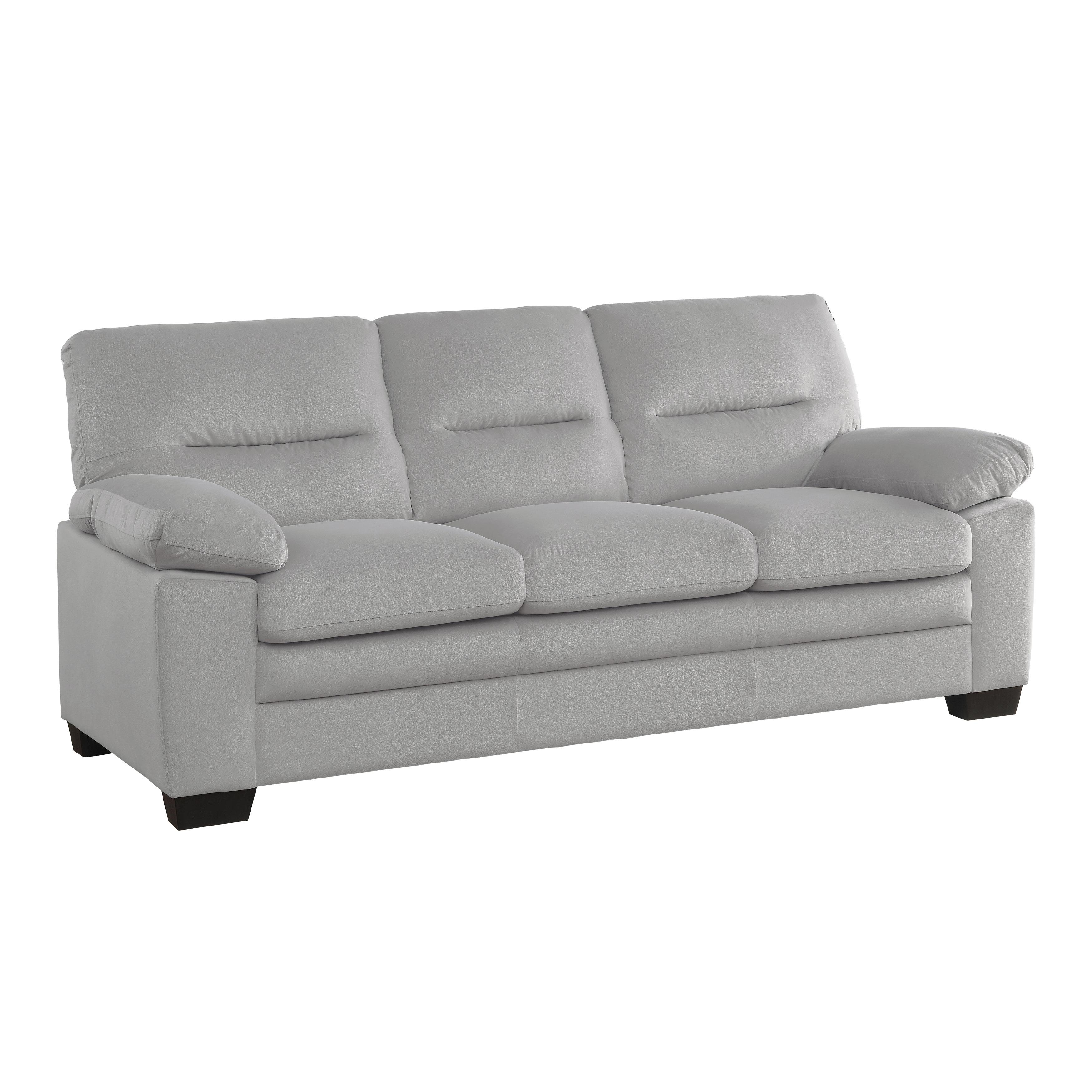 

    
Modern Gray Textured Sofa Homelegance 9328GY-3 Keighly
