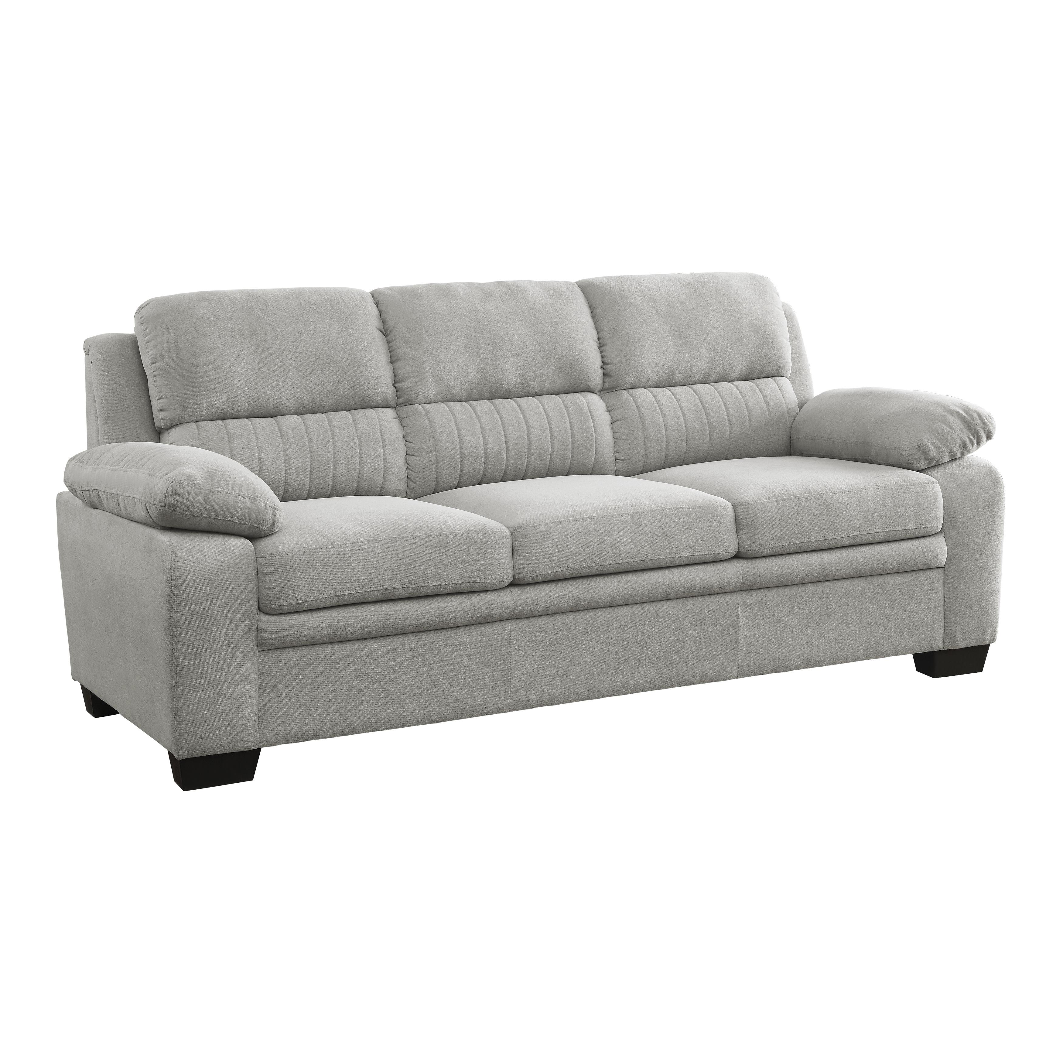 

    
Modern Gray Textured Sofa Homelegance 9333GY-3 Holleman
