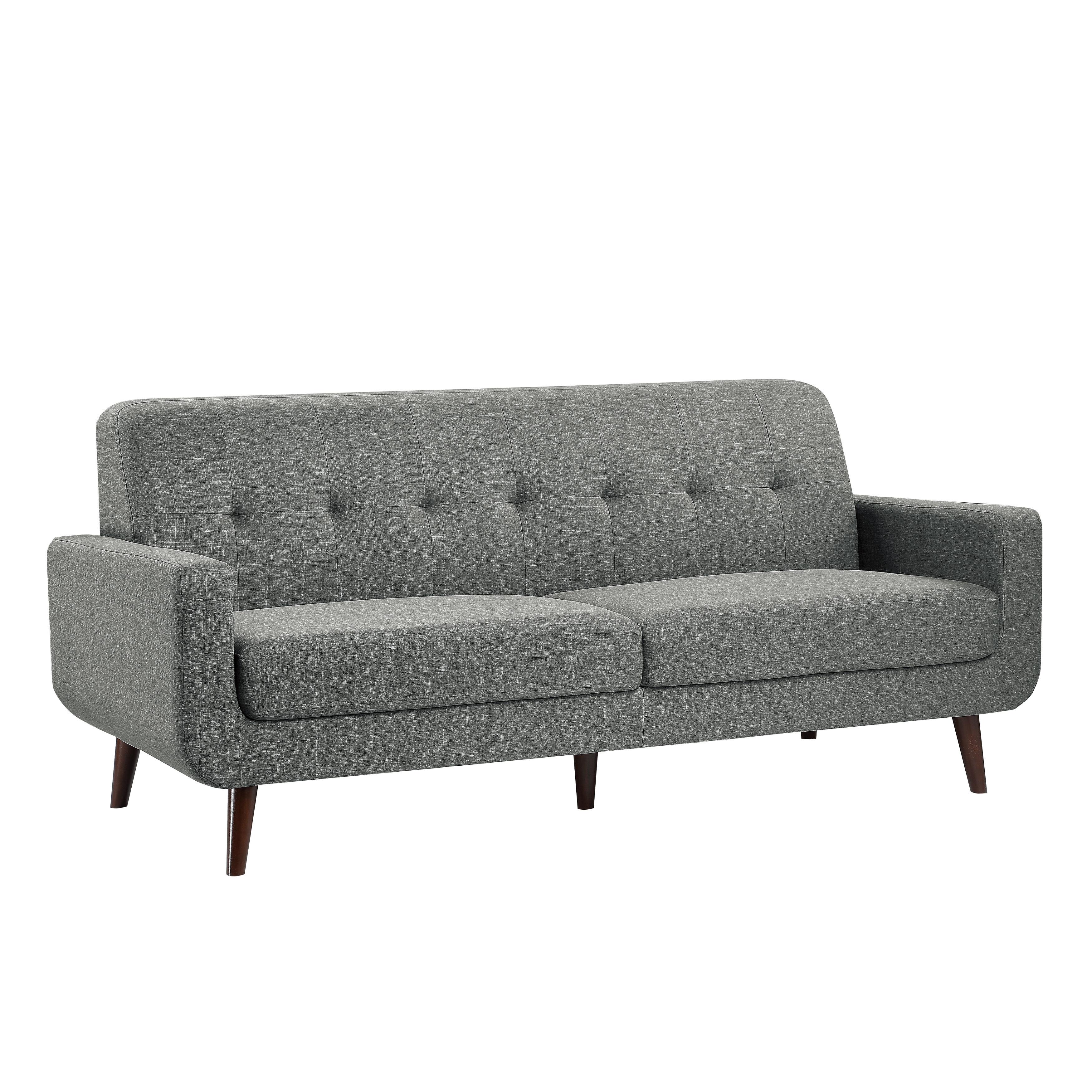 

    
Modern Gray Textured Sofa Homelegance 9433GY-3 Fitch
