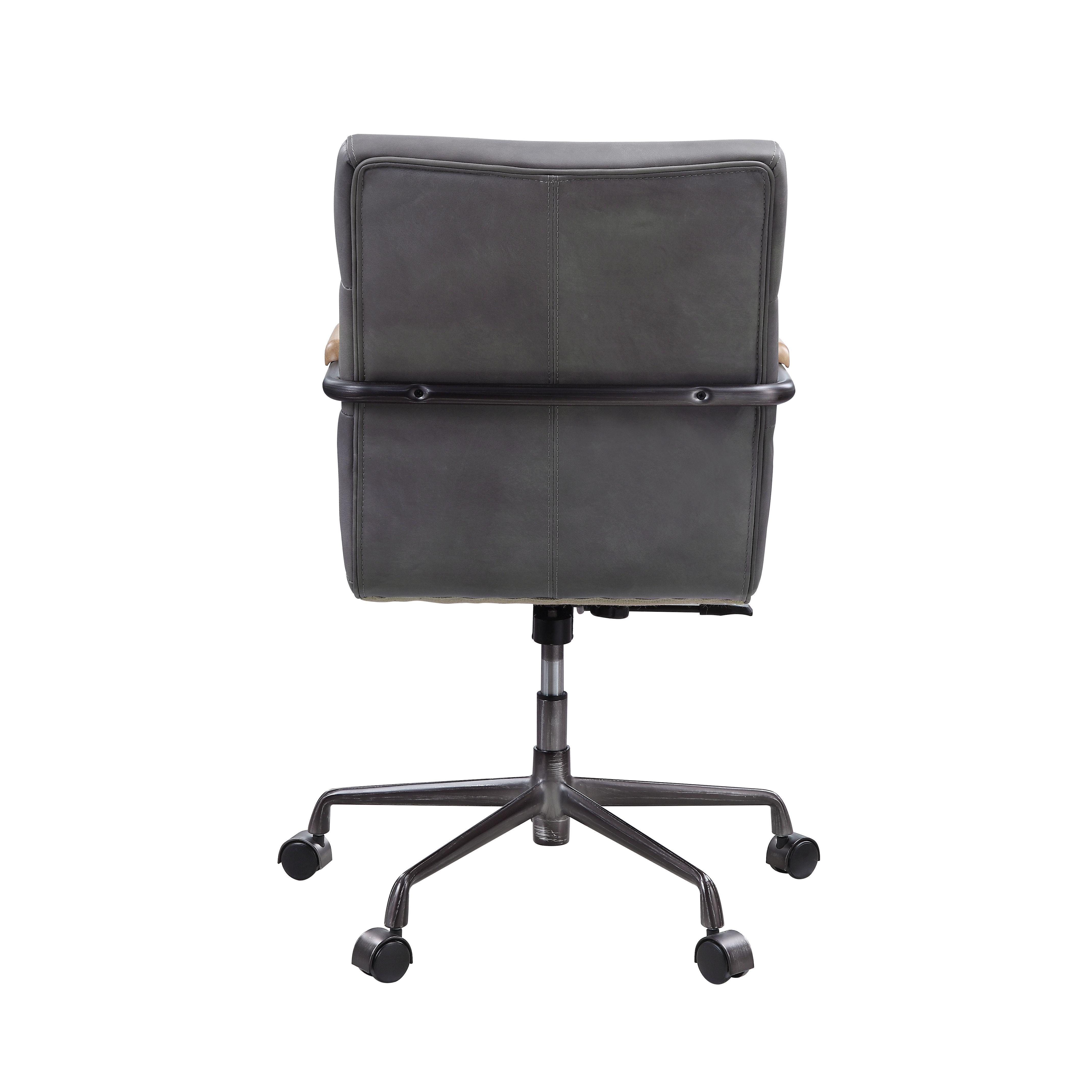

                    
Acme Furniture Halcyon Office Chair Gray Top grain leather Purchase 
