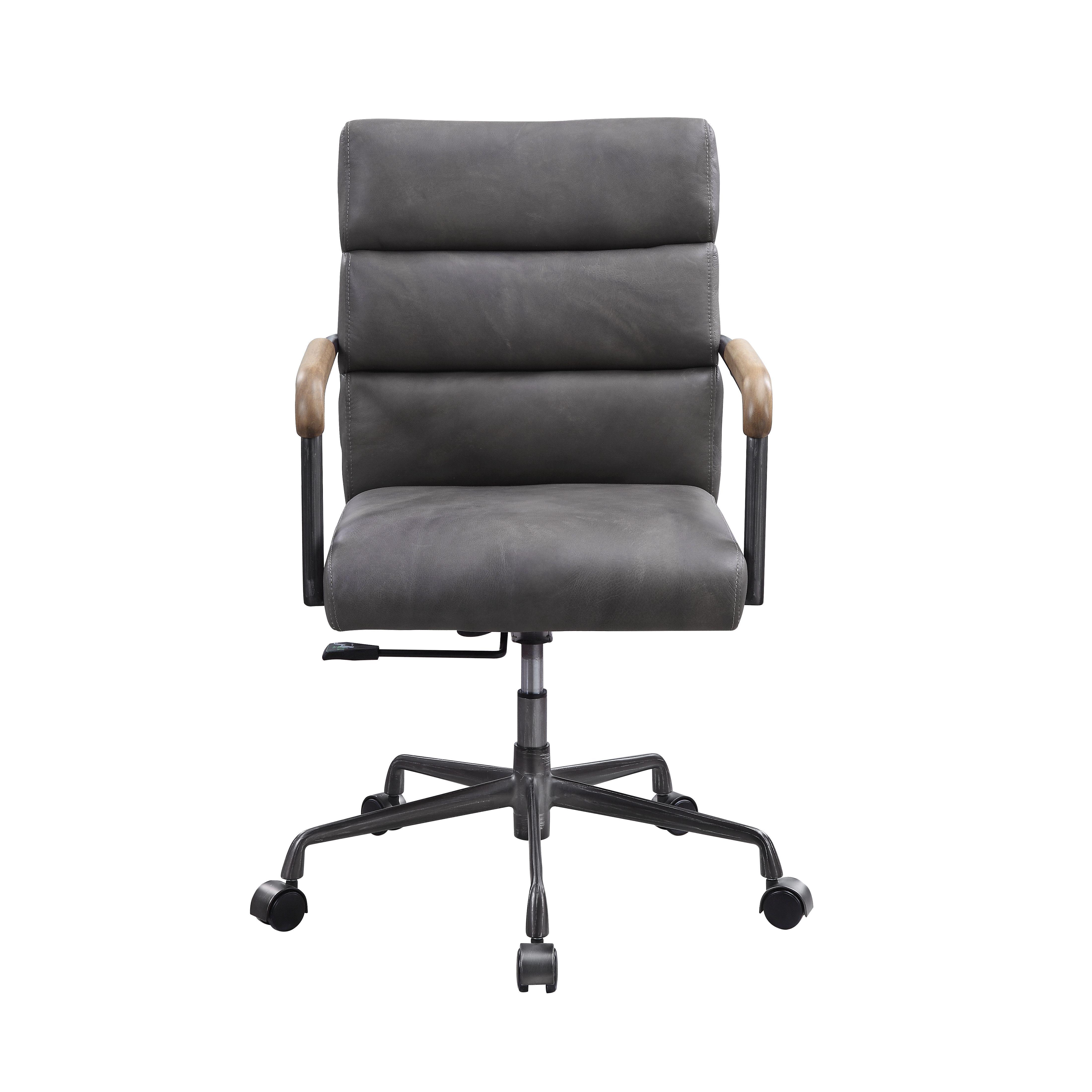 

                    
Buy Modern Gray Top Grain Leather Office Chair by Acme Halcyon 93242
