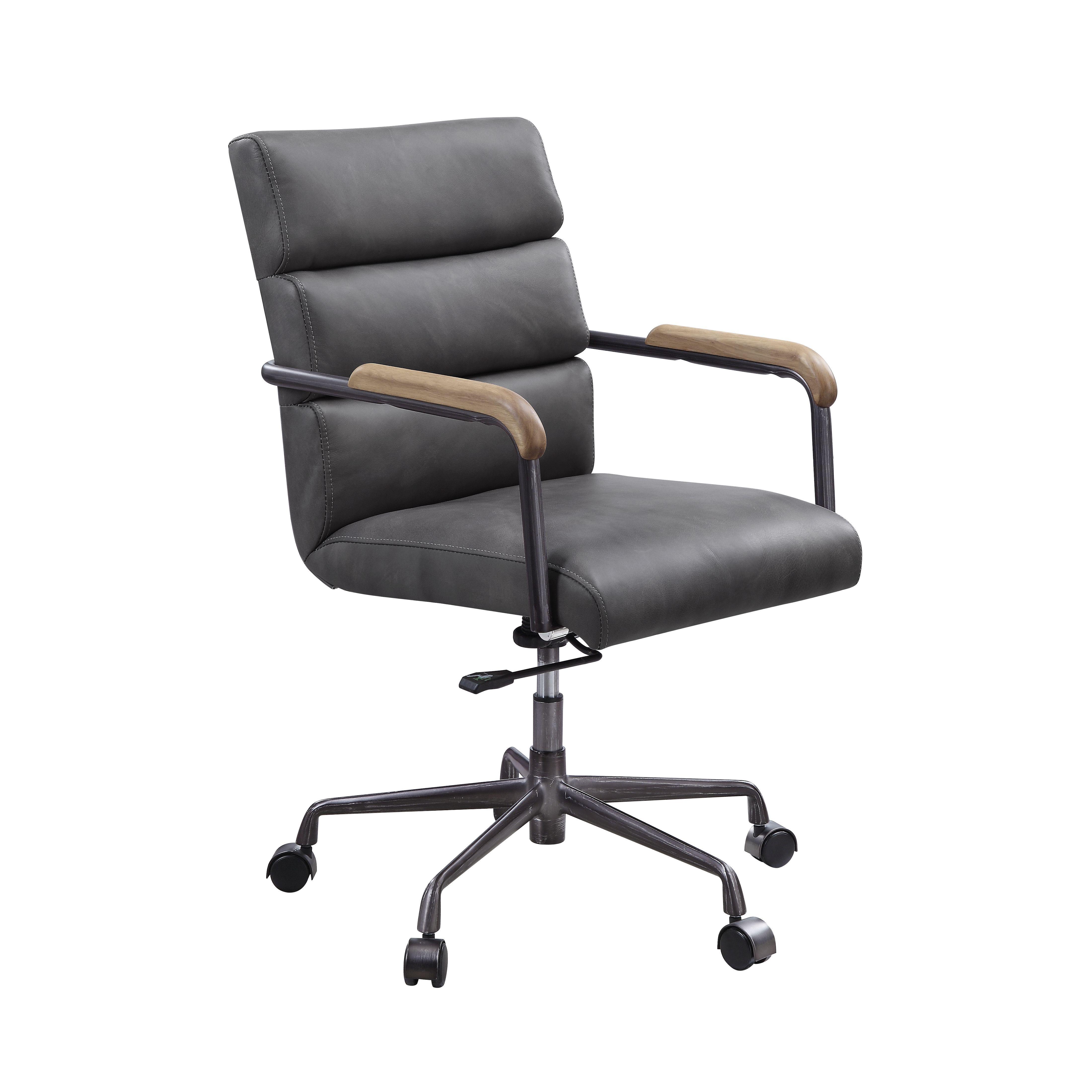 

    
93242 Modern Gray Top Grain Leather Office Chair by Acme Halcyon 93242
