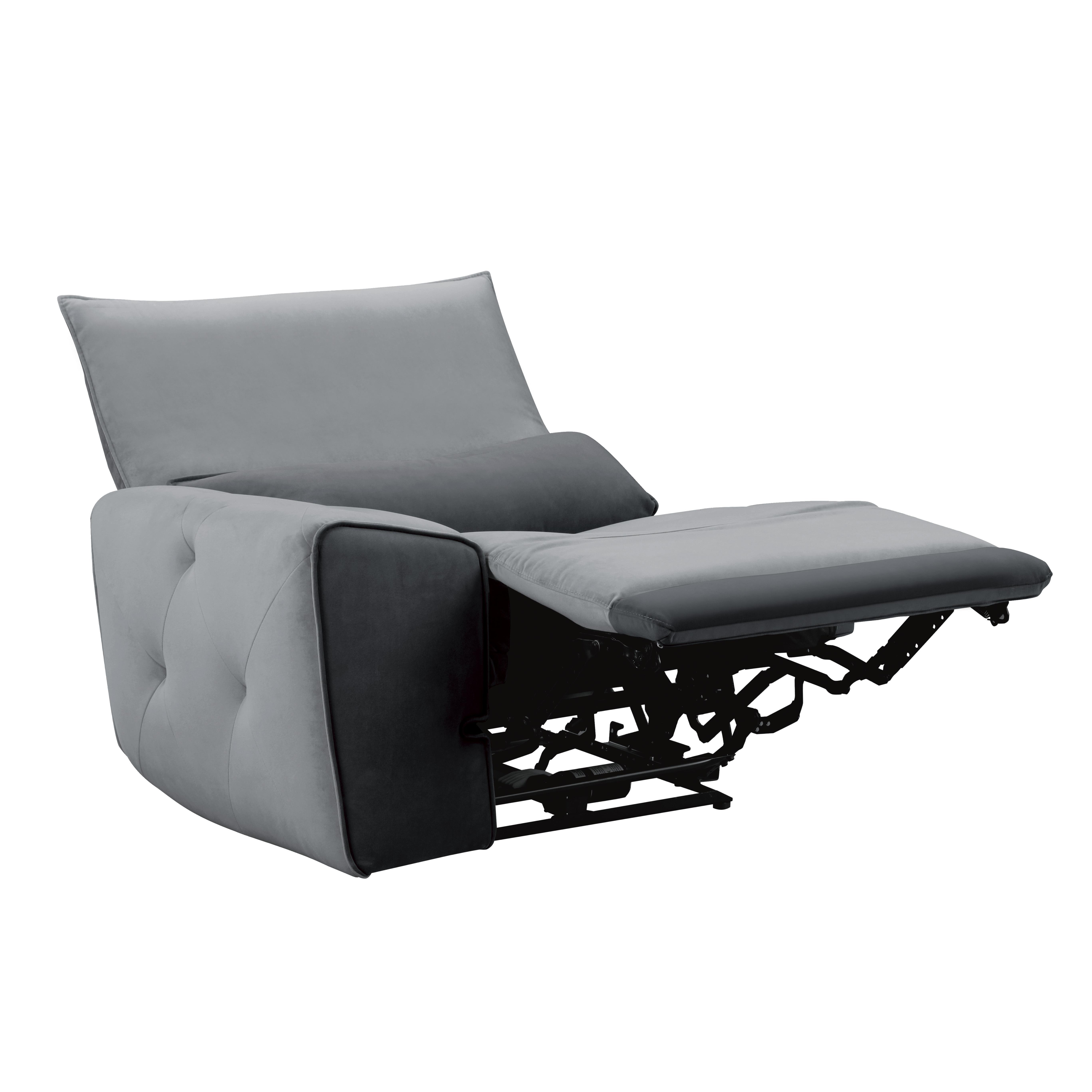 

    
Homelegance 9459GY-LRPW Helix Power Reclining Chair Gray 9459GY-LRPW

