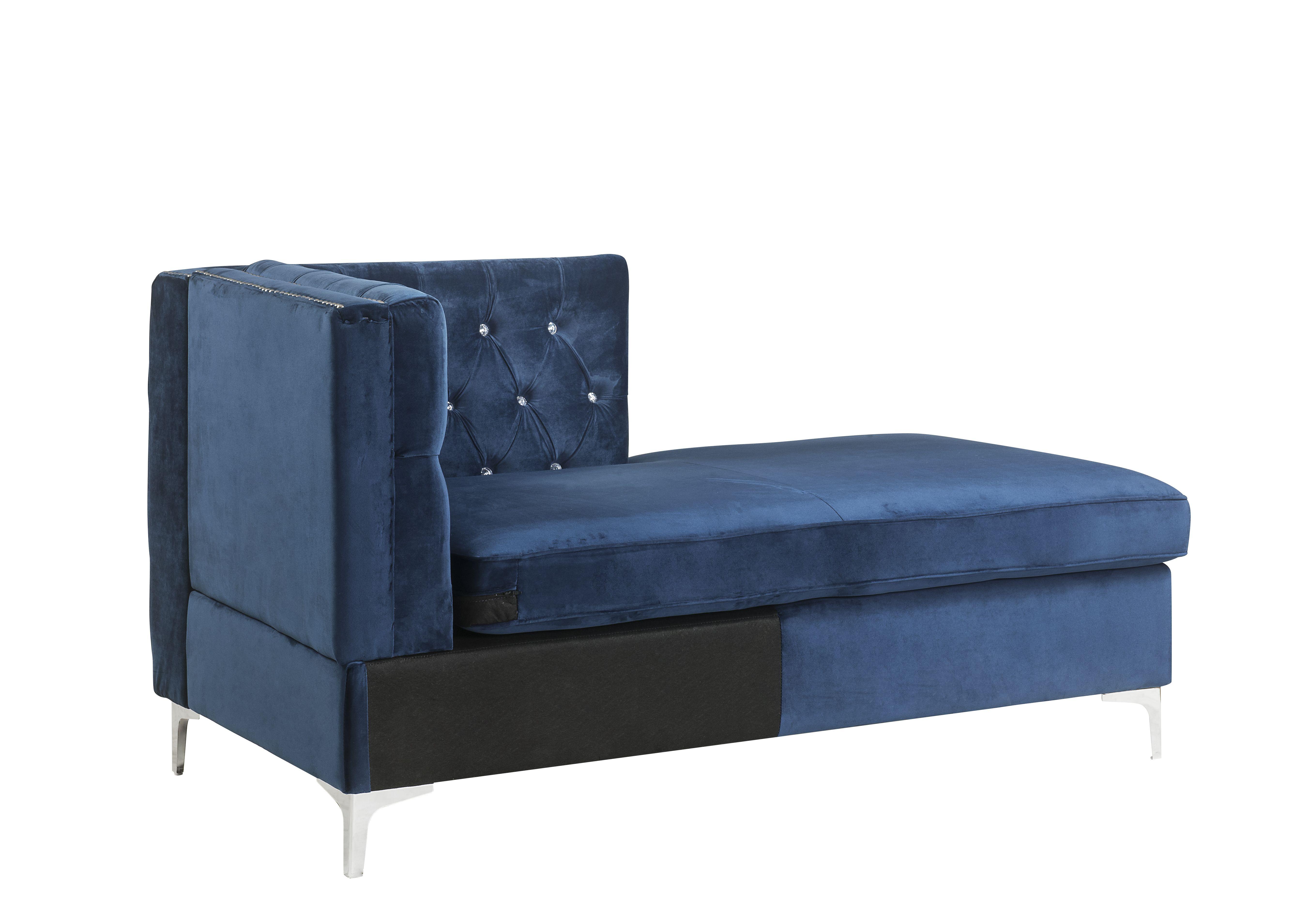 

                    
Acme Furniture Jaszira Sectional Sofa Blue Velvet Purchase 
