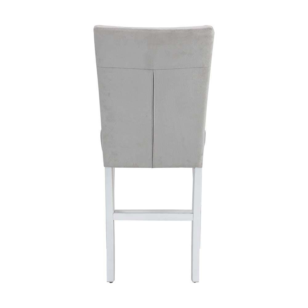

    
Acme Furniture Elizaveta Counter Chair Set White/Gray DN00818-2pcs

