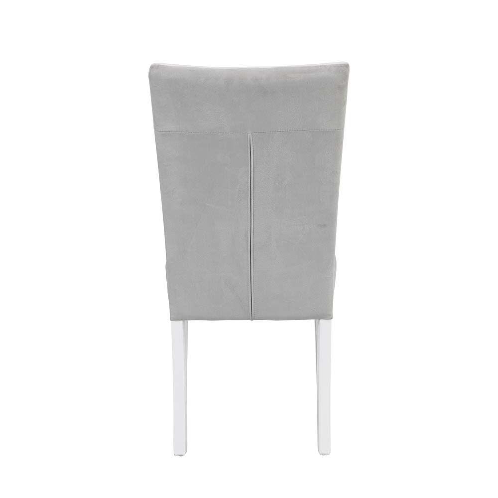 

    
Acme Furniture Elizaveta Side Chair Set White/Gray DN00815-2pcs
