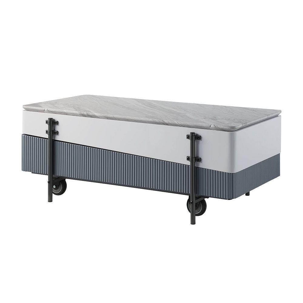 

                    
Acme Furniture Wilkins Coffee Table W/Lift Top LV02187 Coffee Table White/Gray  Purchase 
