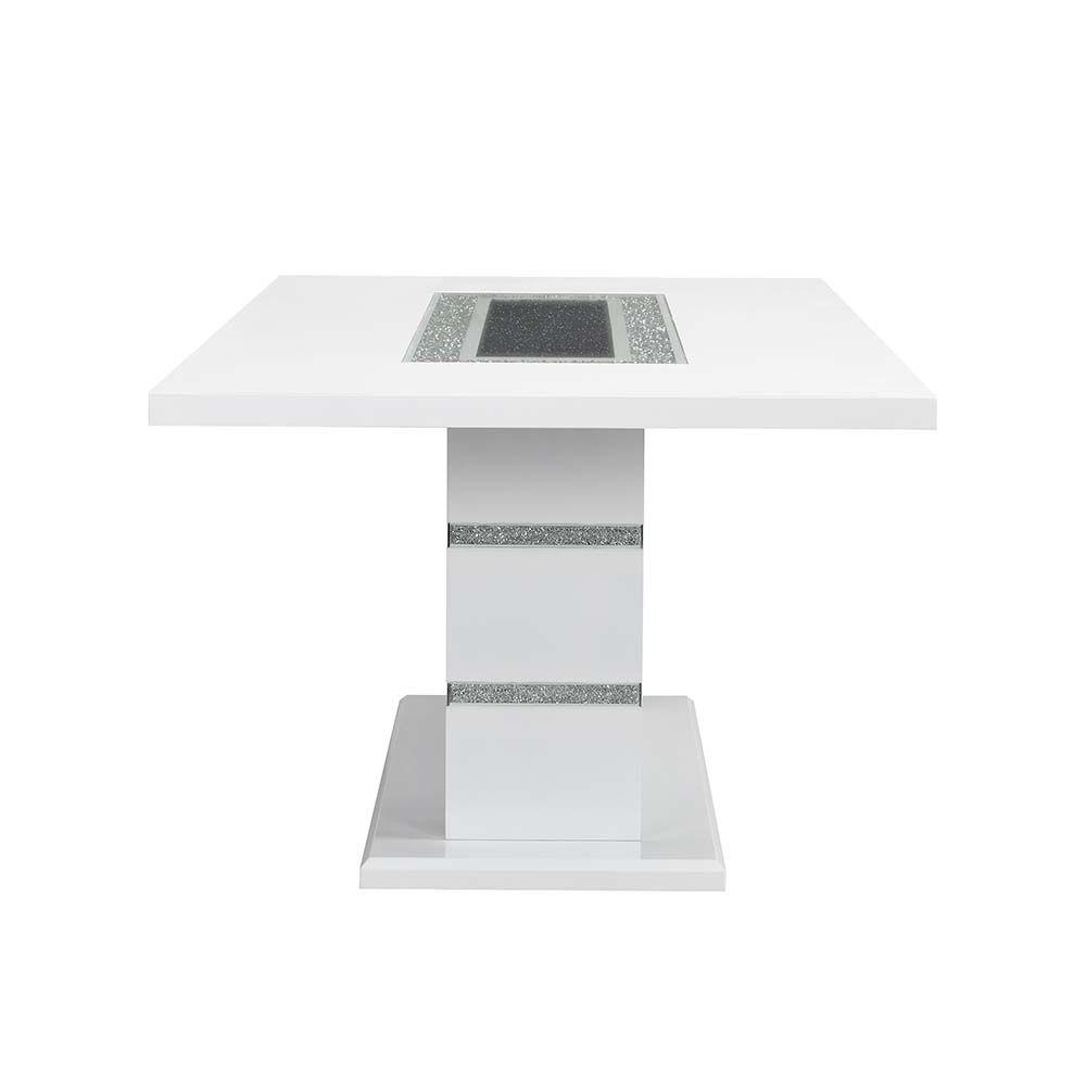 

    
Acme Furniture Elizaveta Dining Table White/Gray DN00814
