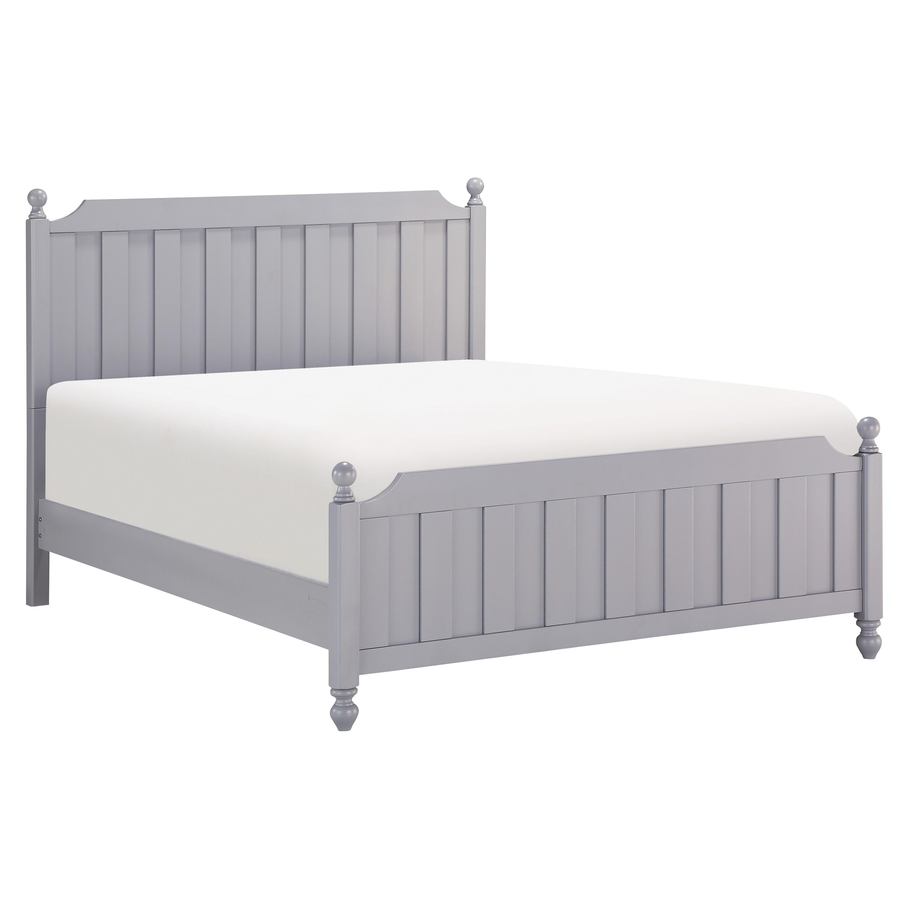 

    
Modern Gray Wood Full Bed Homelegance 1803GYF-1* Wellsummer
