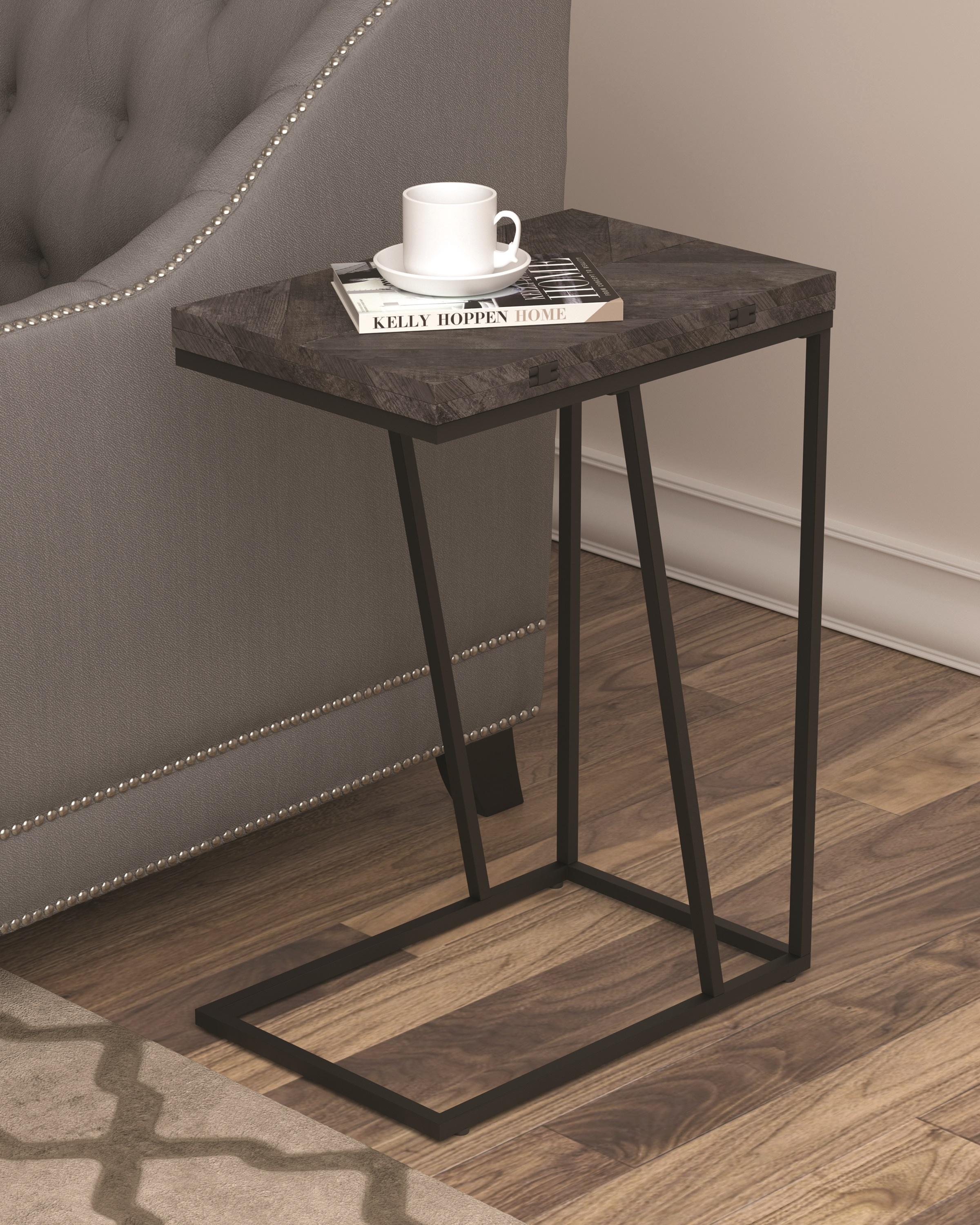 

                    
Buy Modern Gray Wood & Metal Expandable Accent Table Coaster 931156
