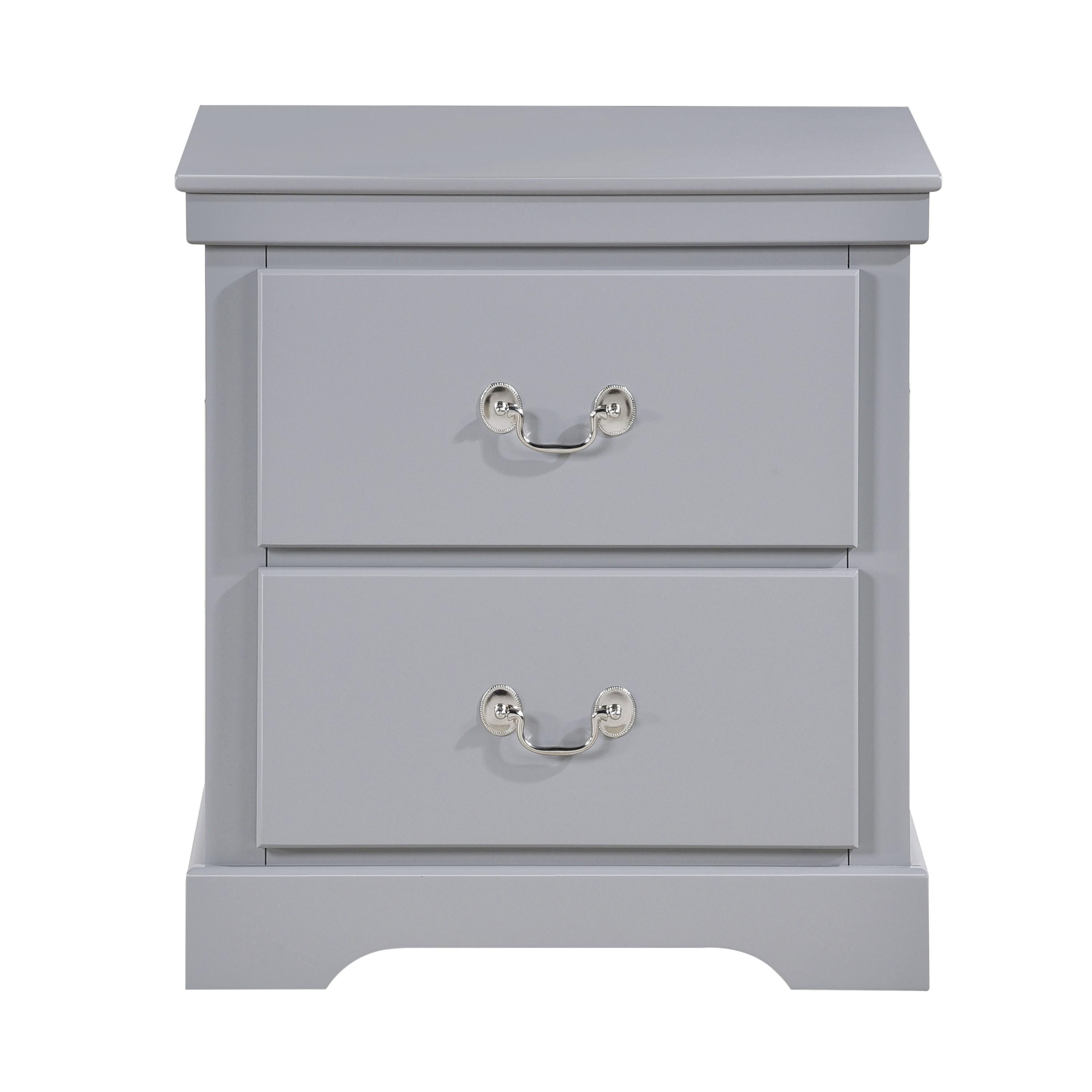 

    
Homelegance 1519GY-4 Seabright Nightstand Gray 1519GY-4
