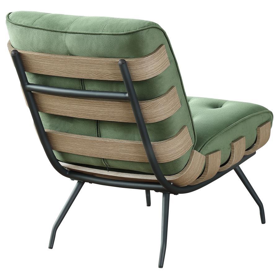 

    
Coaster Aloma Armless Accent Chair 907502-C Accent Chair Green/Black 907502-C
